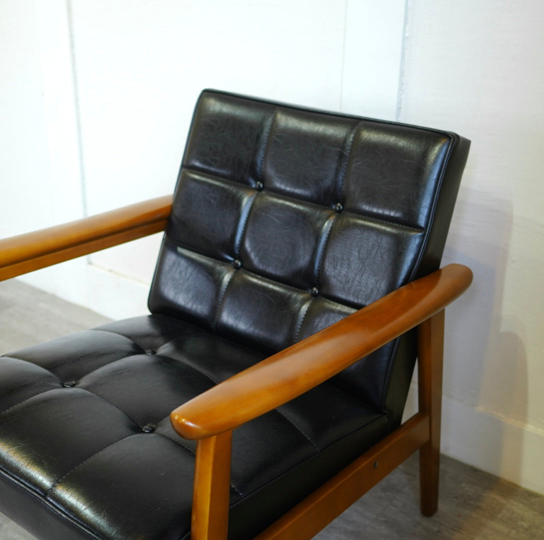 カリモク60  / karimoku Kチェア スタンダードブラック 1人掛け