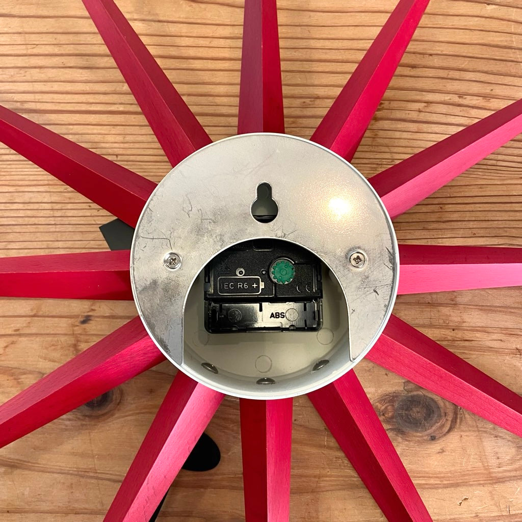 ヴィトラ / Vitra / サンバーストクロック 赤 ジョージ・ネルソン - Restyle