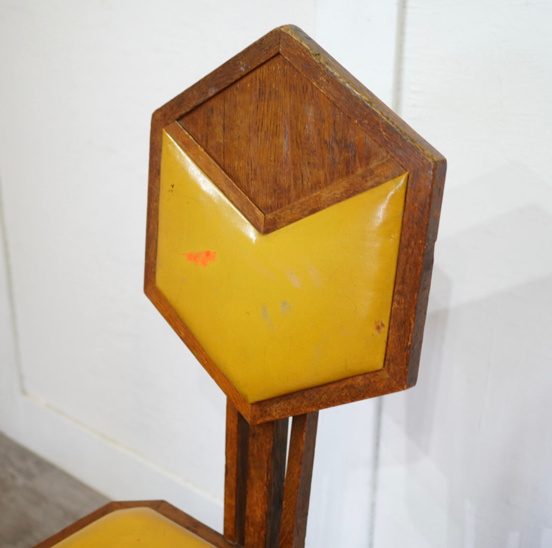 フランクロイドライト / Frank Lloyd Wright ピーコックチェア アンティーク 旧帝国ホテル使用品