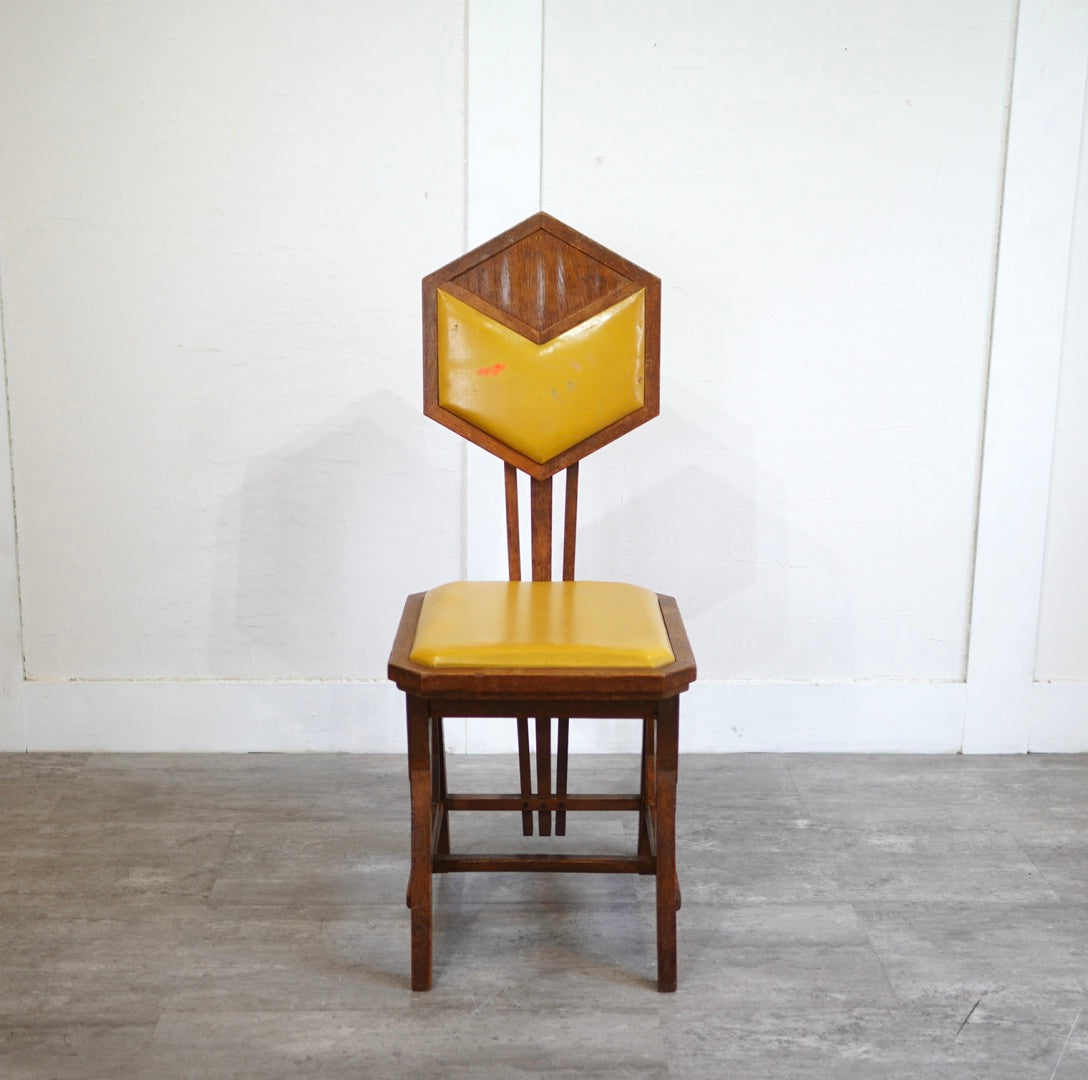 フランクロイドライト / Frank Lloyd Wright ピーコックチェア アンティーク 旧帝国ホテル使用品