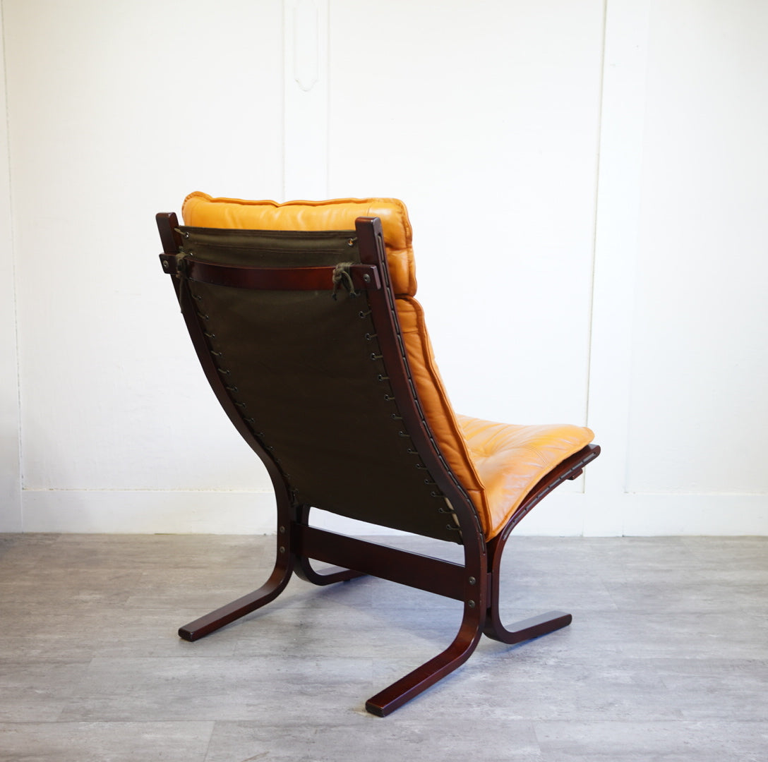 IDC大塚家具 ファルコン 本革 ハイバックチェア