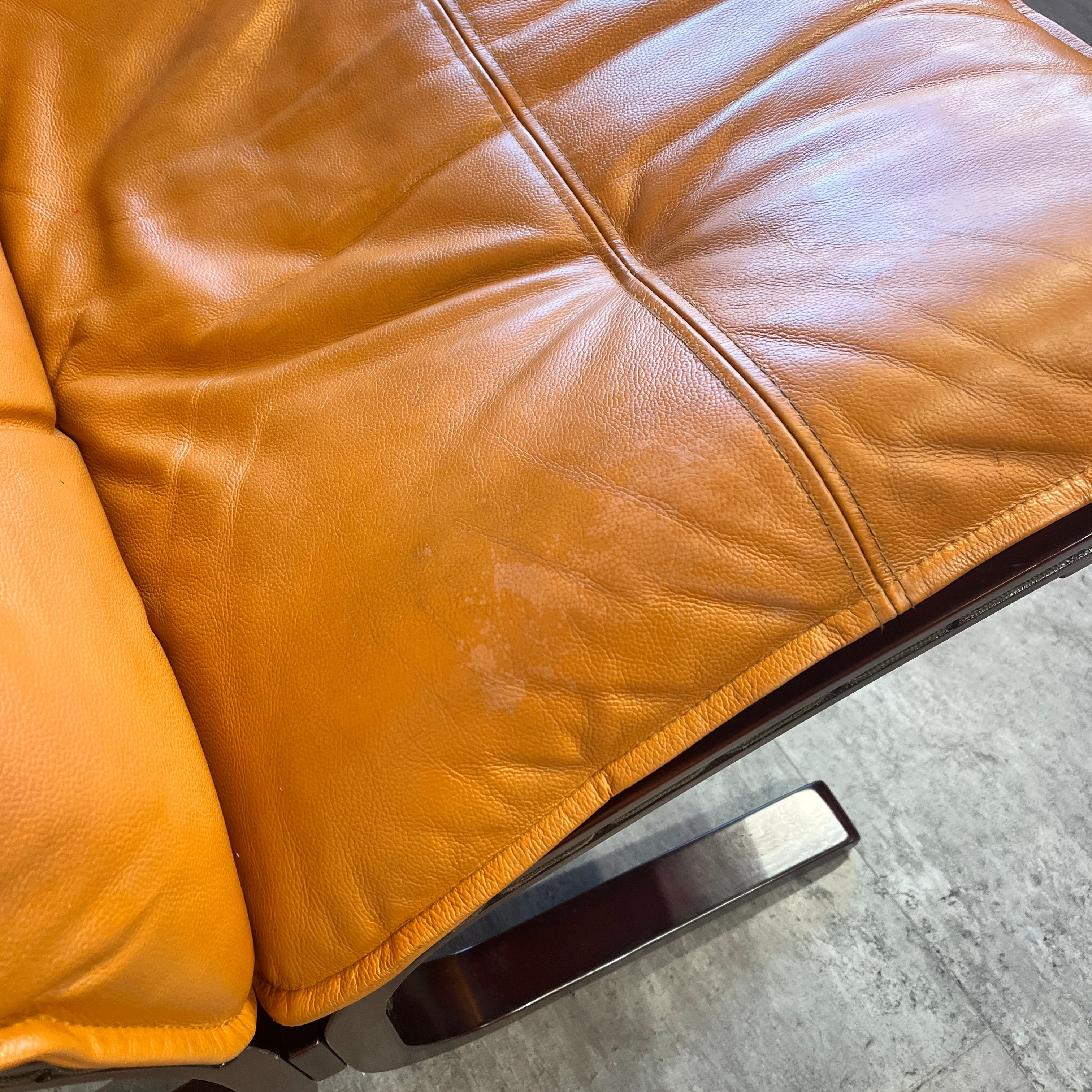 IDC大塚家具 ファルコン 本革 ハイバックチェア