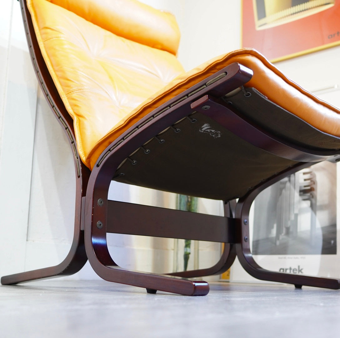 IDC大塚家具 ファルコン 本革 ハイバックチェア