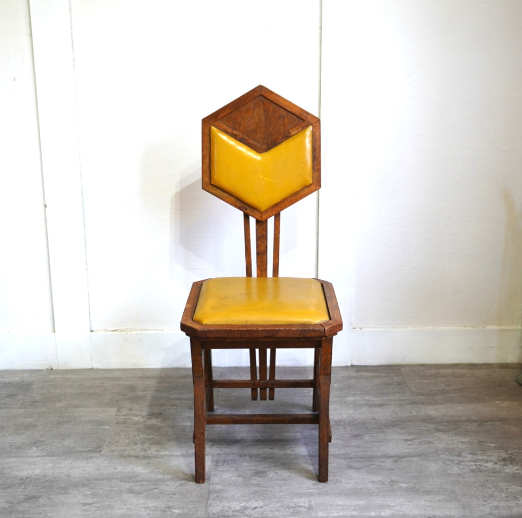 フランクロイドライト / Frank Lloyd Wright ピーコックチェア アンティーク 旧帝国ホテル使用品
