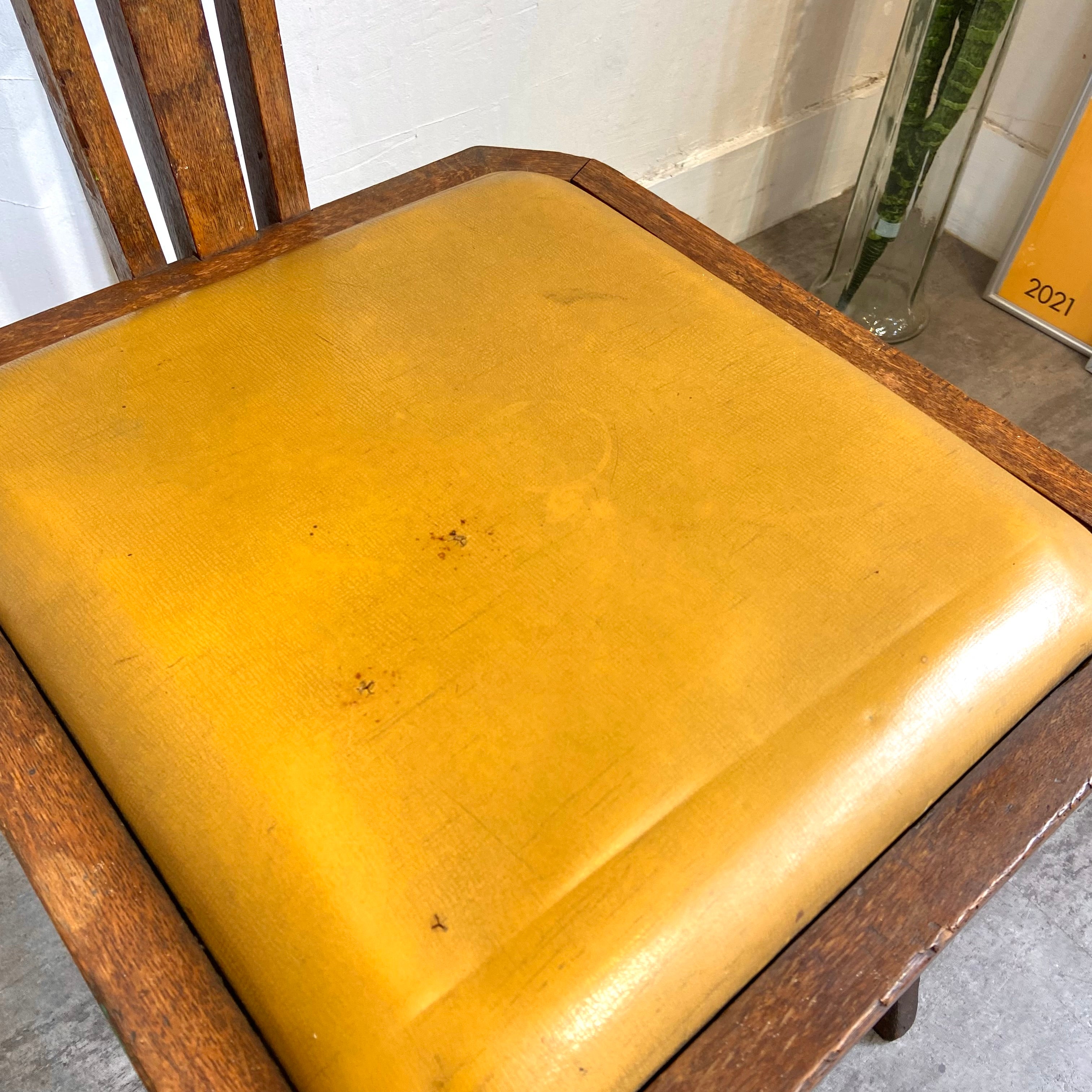 フランクロイドライト / Frank Lloyd Wright ピーコックチェア アンティーク 旧帝国ホテル使用品