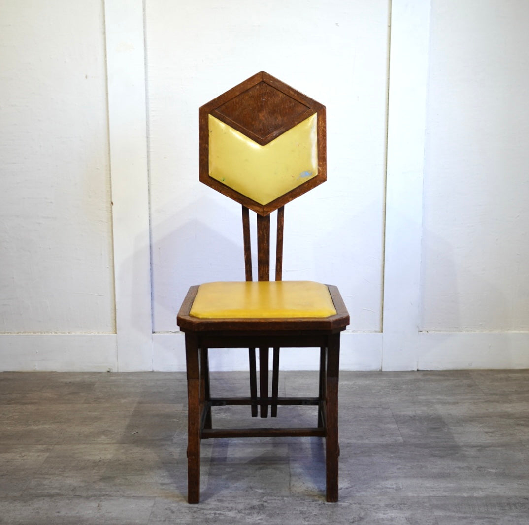 フランクロイドライト / Frank Lloyd Wright ピーコックチェア アンティーク 旧帝国ホテル使用品