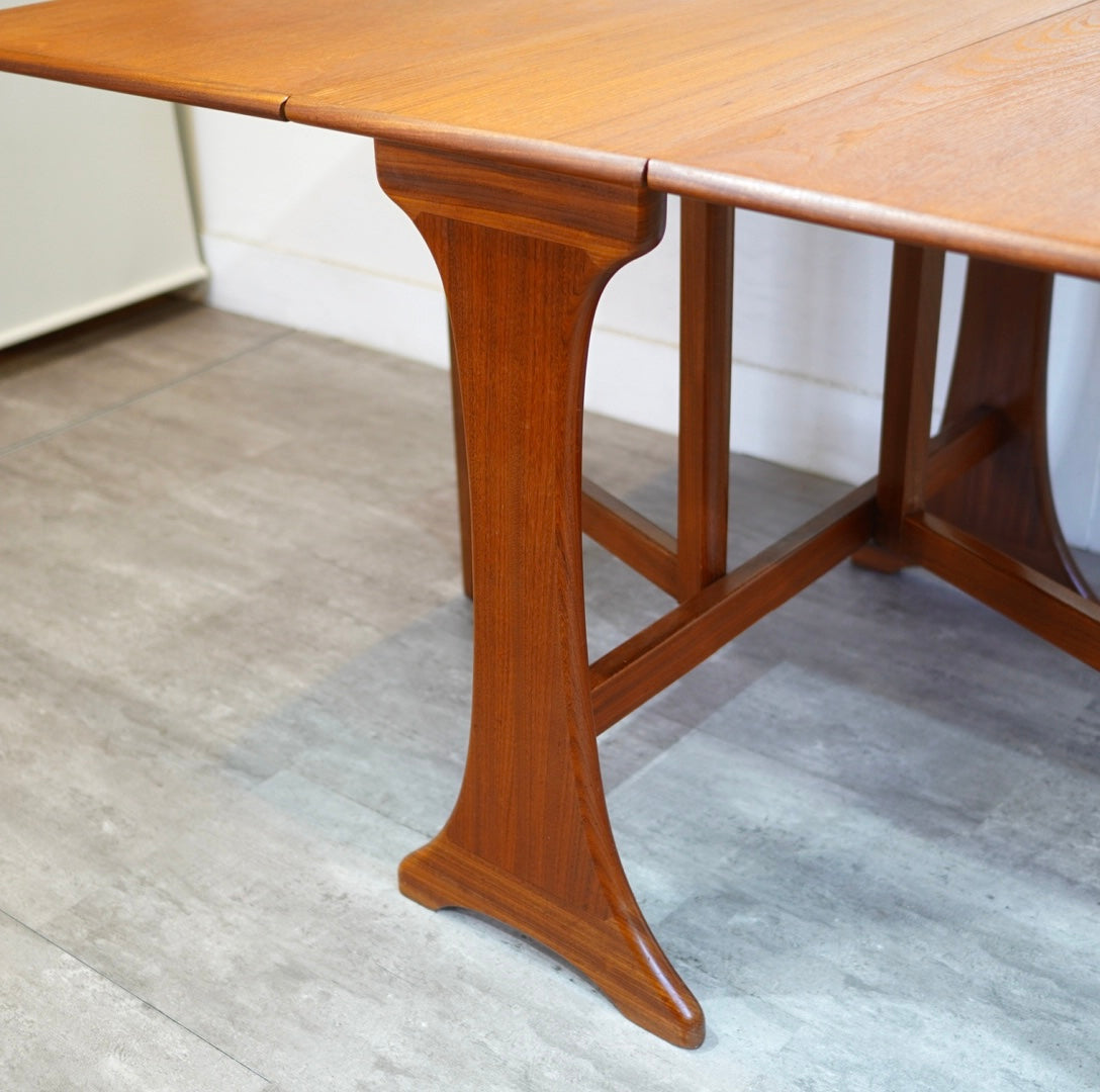 ジープラン / G-PLAN フレスコ /  Fresco ゲートレッグテーブル チーク 天板研磨済み ヴィンテージ