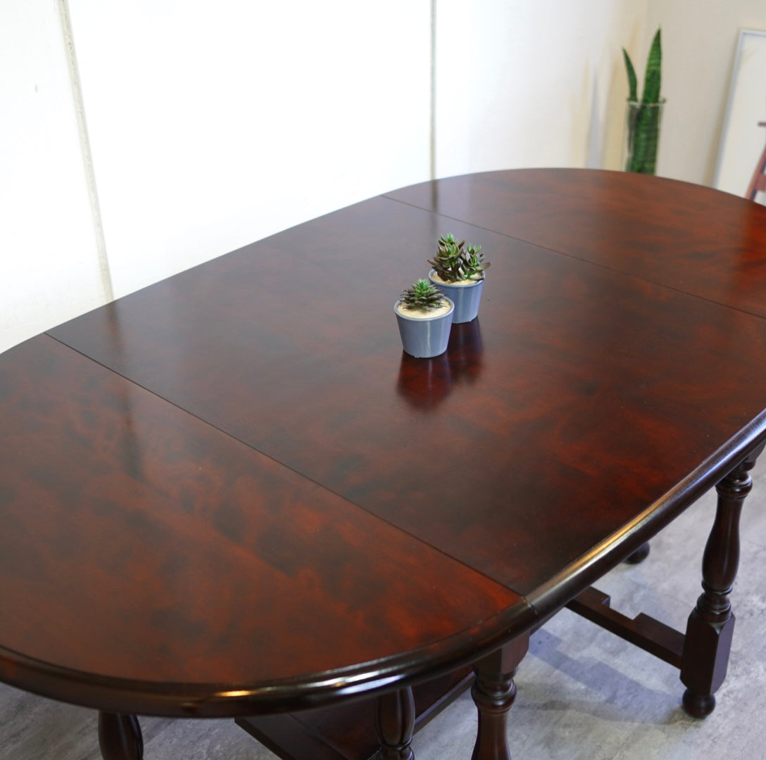 松本民芸家具 M型 楕円 バタフライテーブル