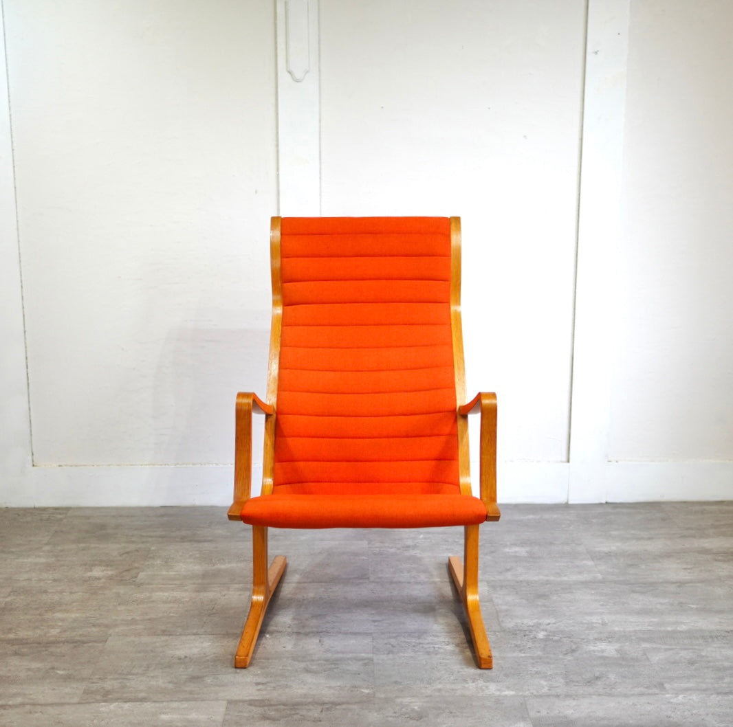 天童木工 ヘロン ハイバックチェア オレンジ ヴィンテージ