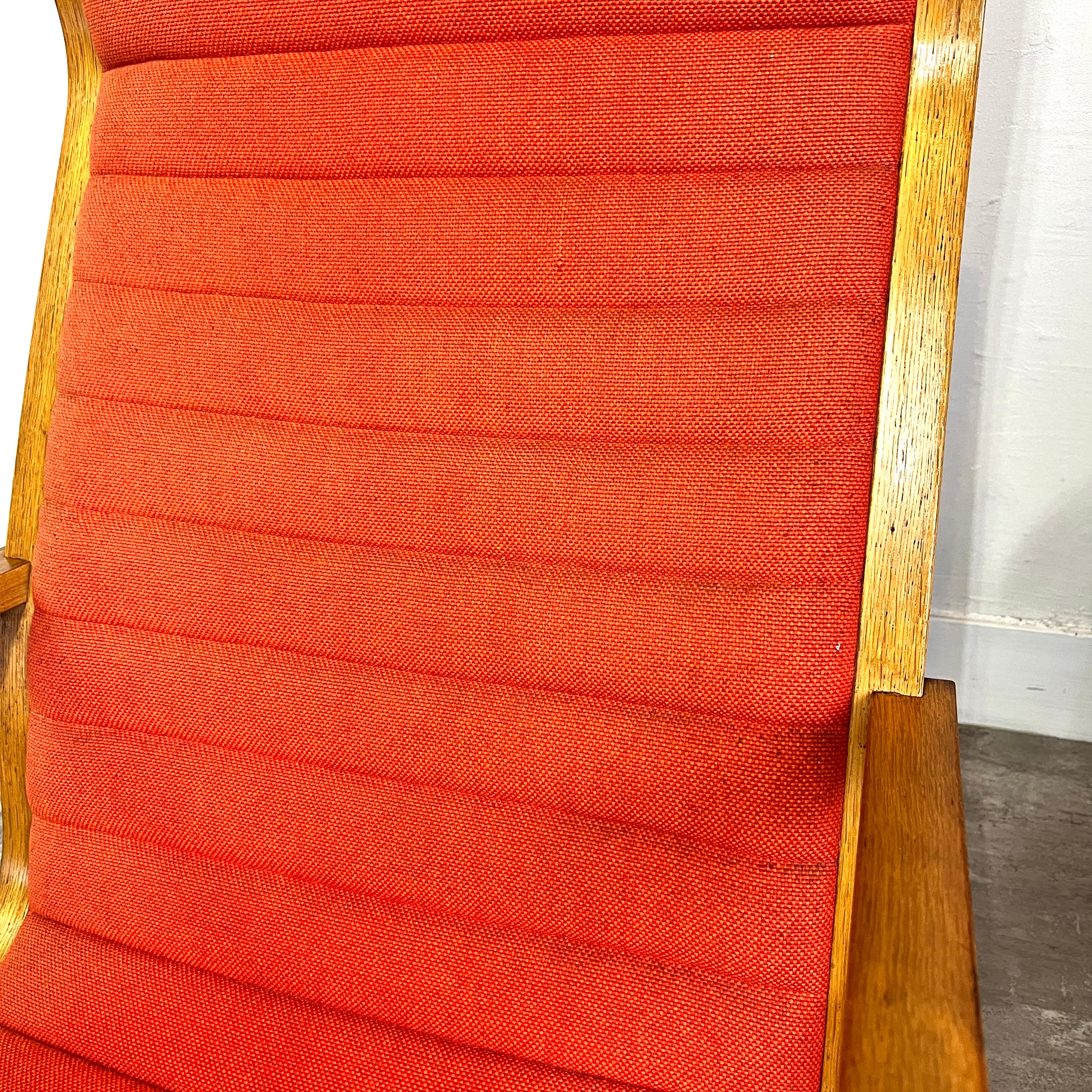 天童木工 ヘロン ハイバックチェア オレンジ ヴィンテージ