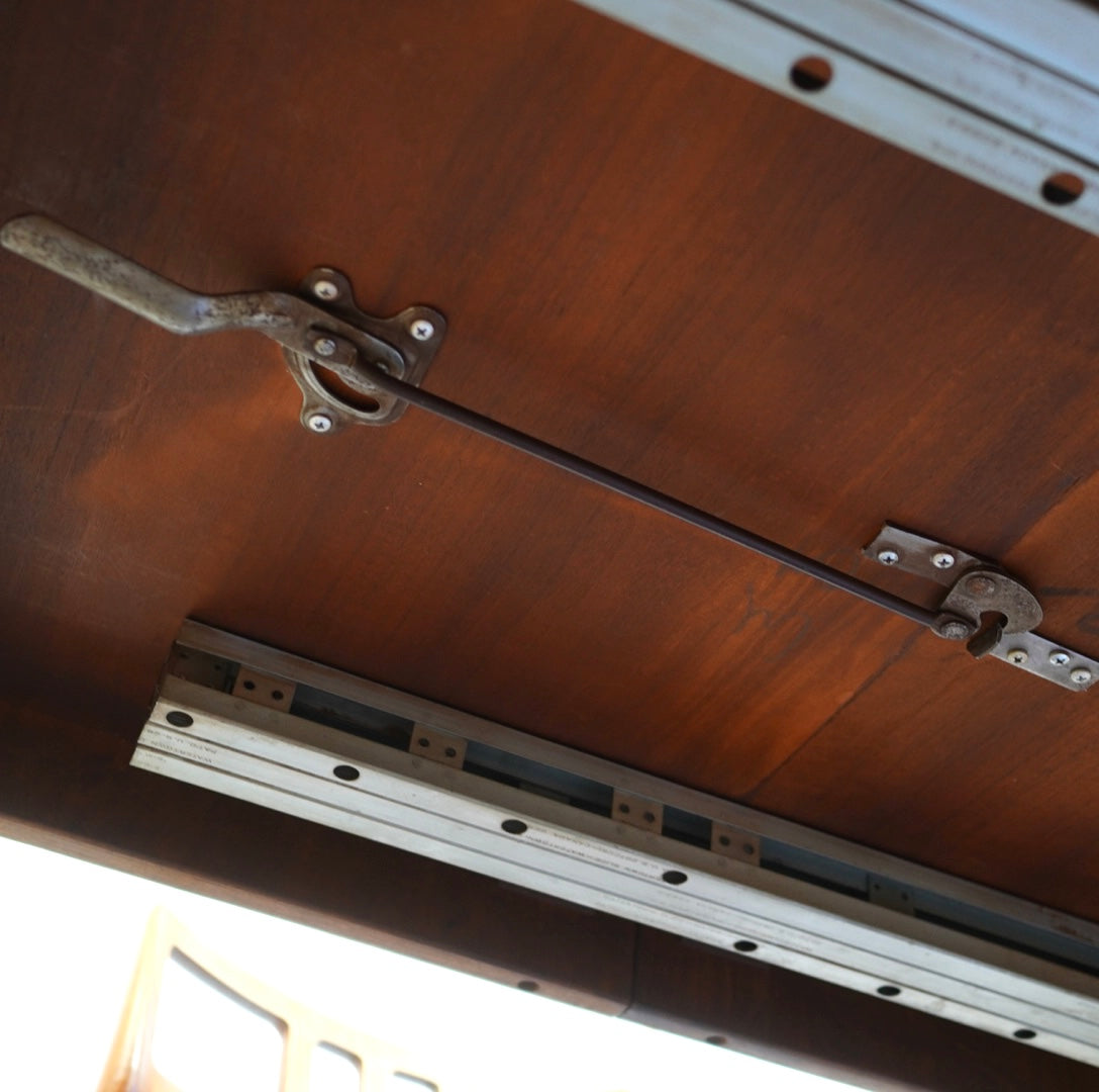 チーク材 伸長式 ダイニングテーブル ヴィンテージ