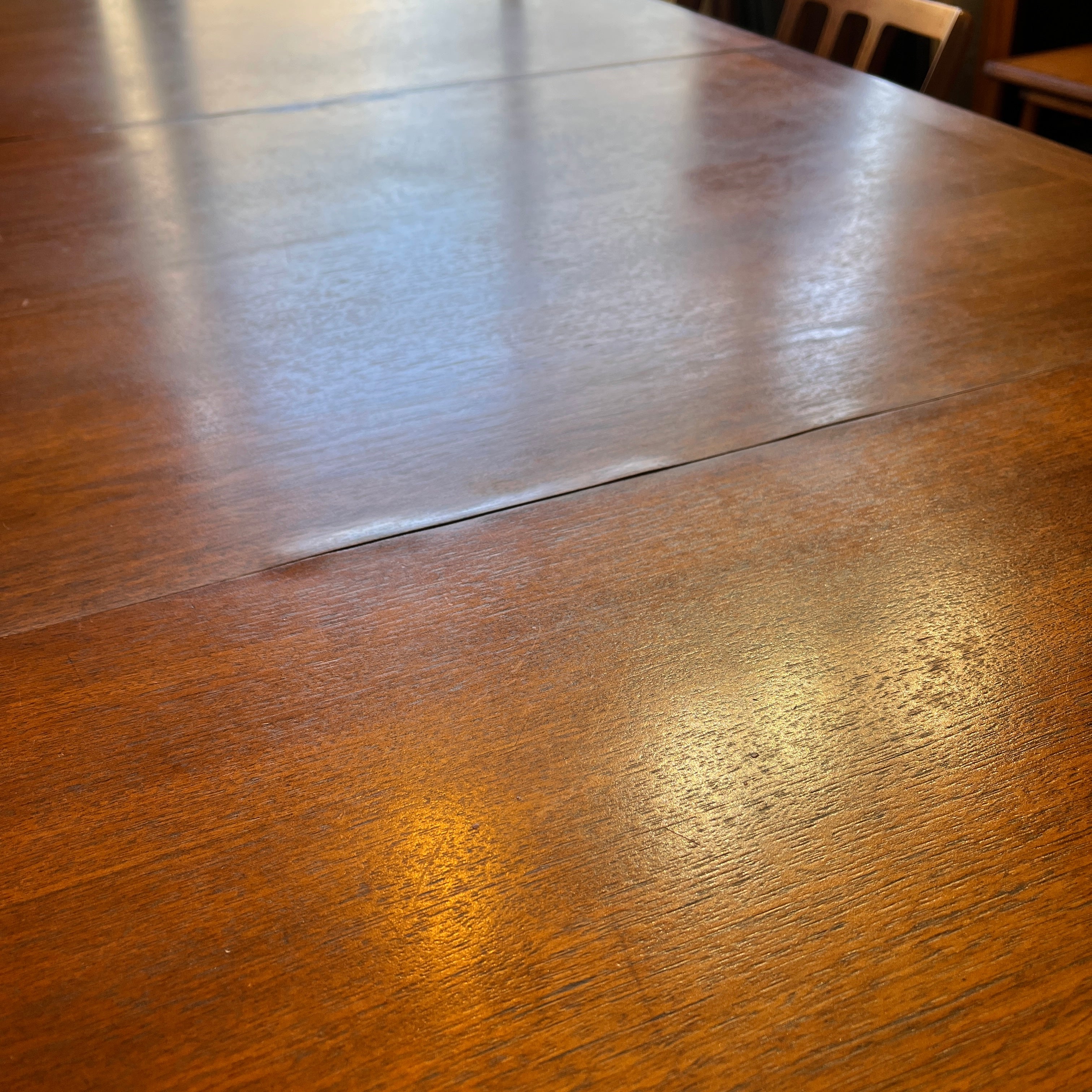 チーク材 伸長式 ダイニングテーブル ヴィンテージ