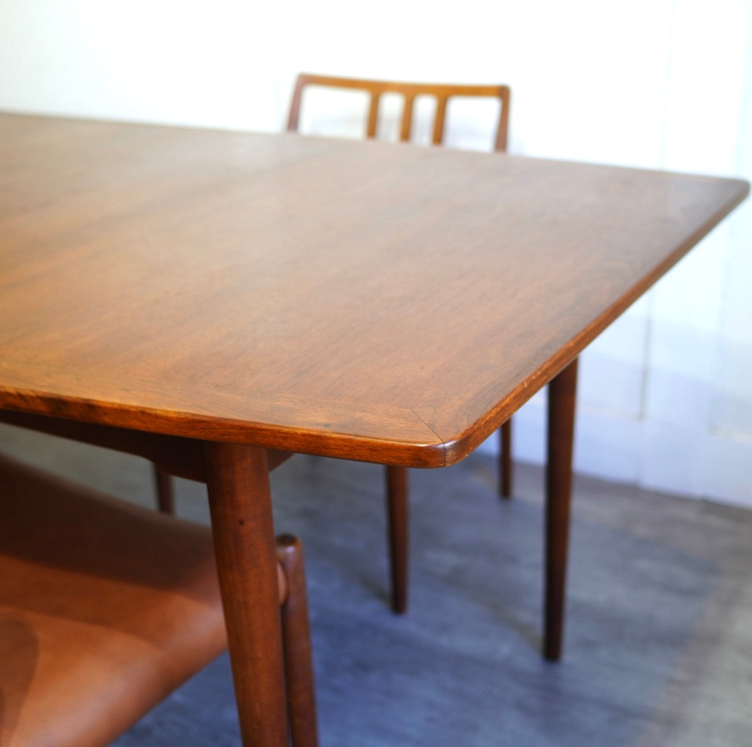 チーク材 伸長式 ダイニングテーブル ヴィンテージ