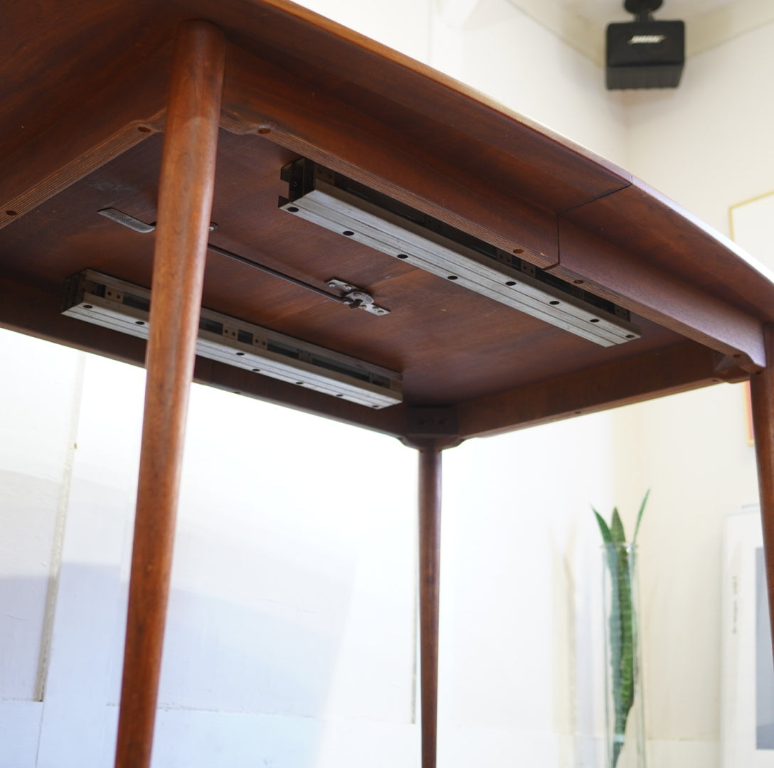 チーク材 伸長式 ダイニングテーブル ヴィンテージ