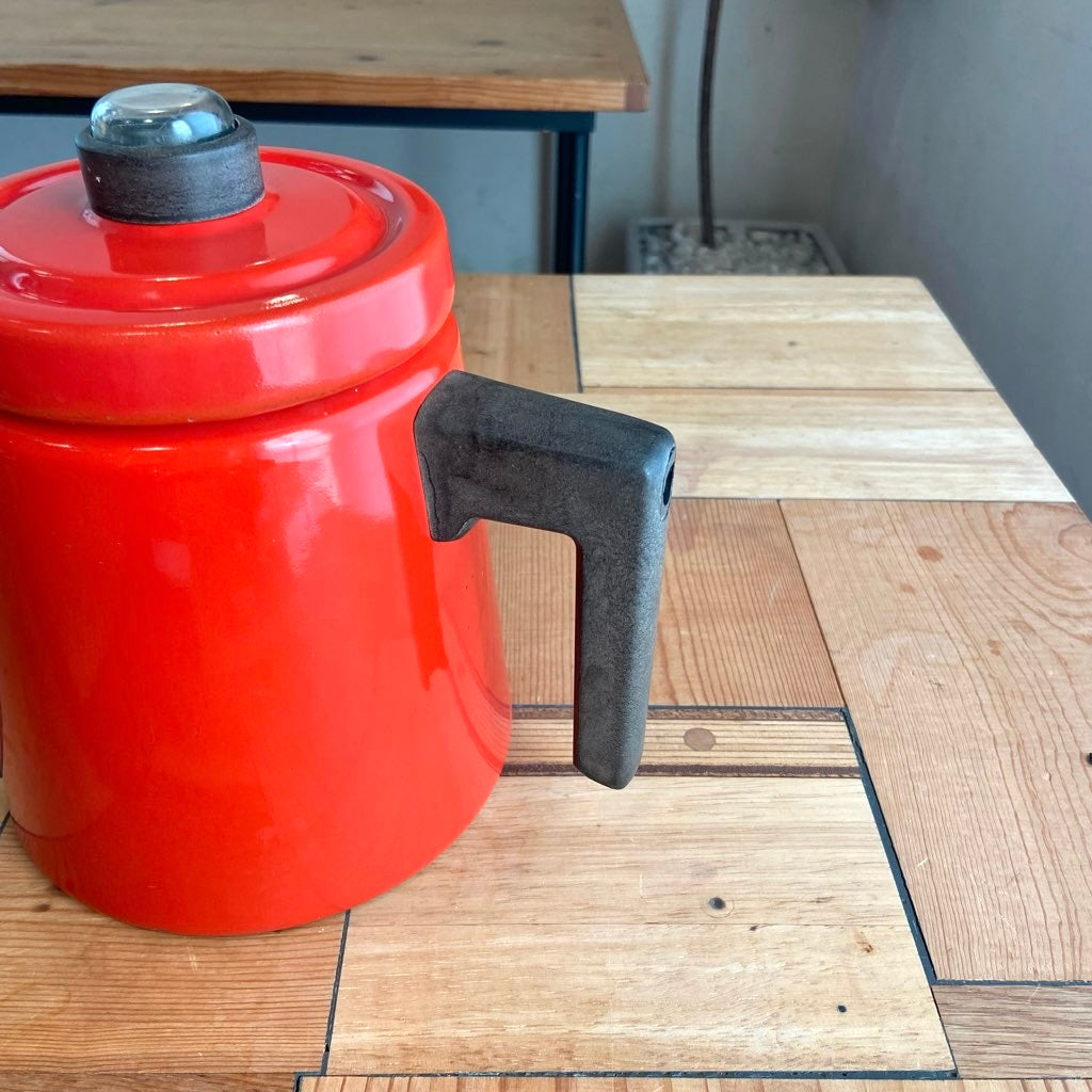 フィネル / Finel ホーローコーヒーポット エナメル アラビア ヴィンテージ 赤