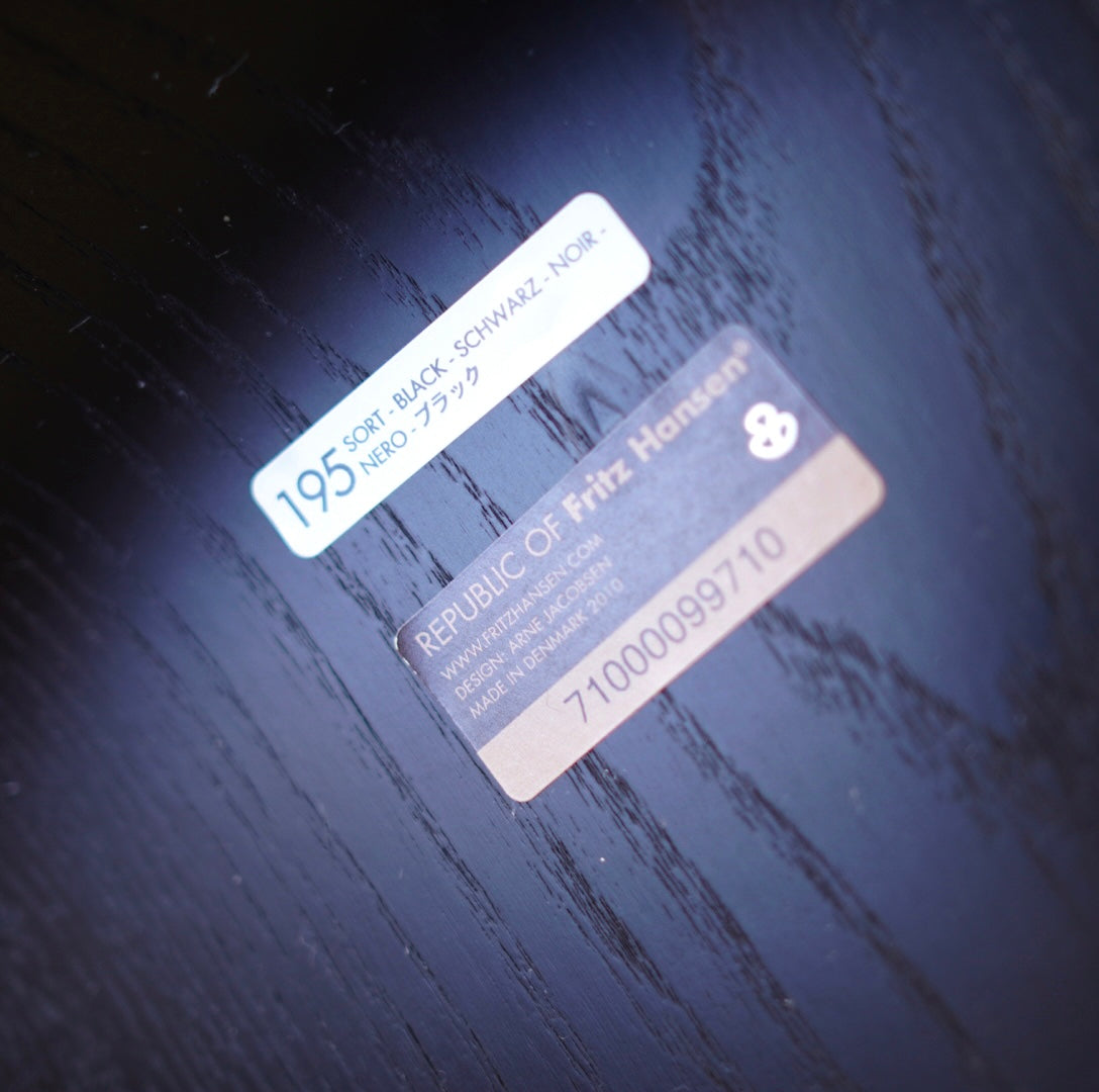 フリッツ・ハンセン / FRITZ HANSEN セブンチェア ブラック アルネ・ヤコブセン