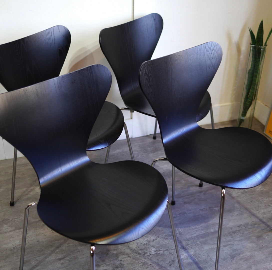 フリッツ・ハンセン / FRITZ HANSEN セブンチェア ブラック アルネ・ヤコブセン
