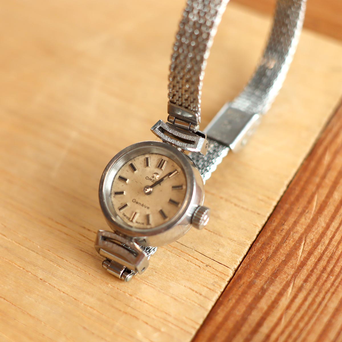 美品！　OMEGA オメガ　ジュネーブ　コンビ　　ビンテージ　レディース腕時計 OMEGA（オメガ） 値下 OMEGA 511.238 ヴィンテージ ジュネーブ Cal.484