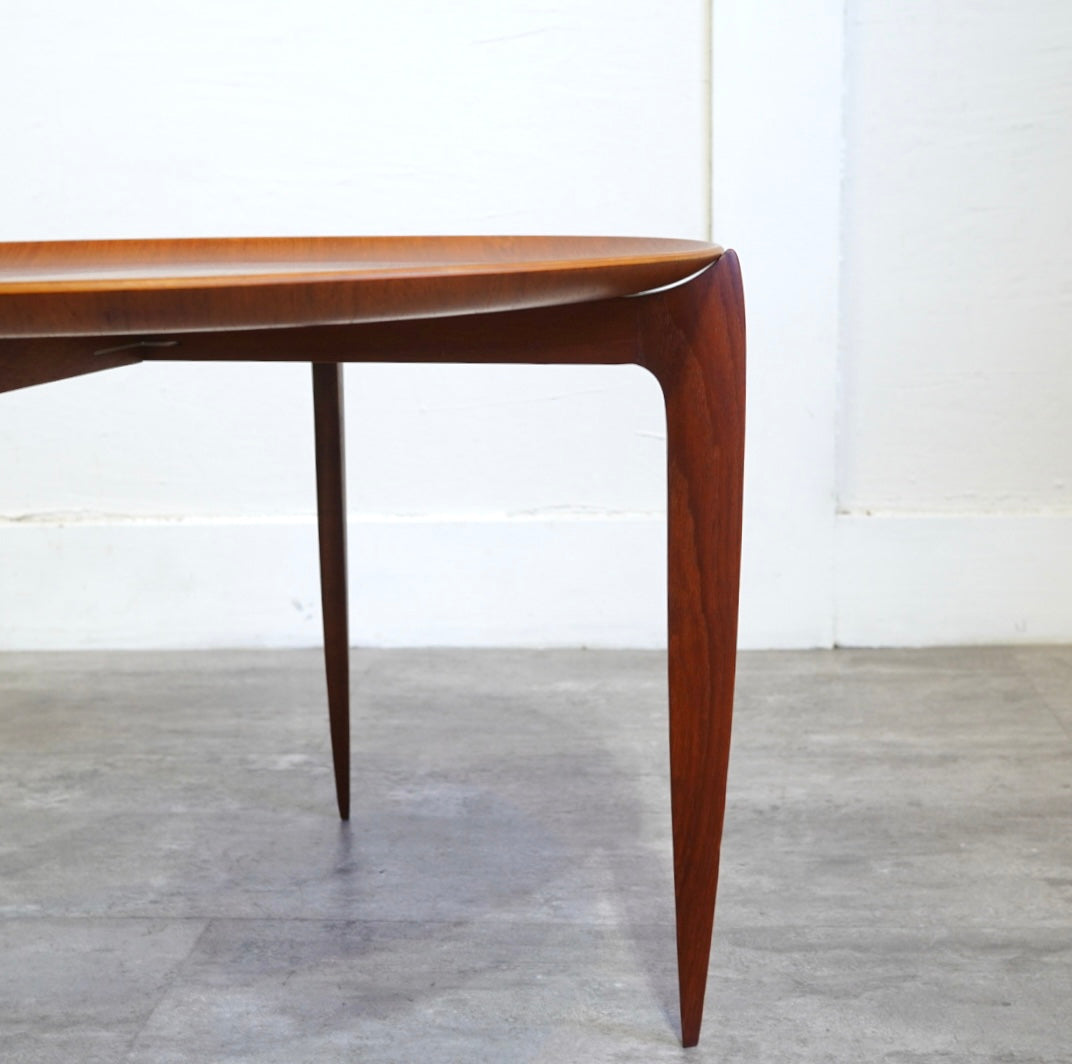 フリッツハンセン / FRITZ HANSEN トレイテーブル ラージ チーク 60㎝ ヴィンテージ