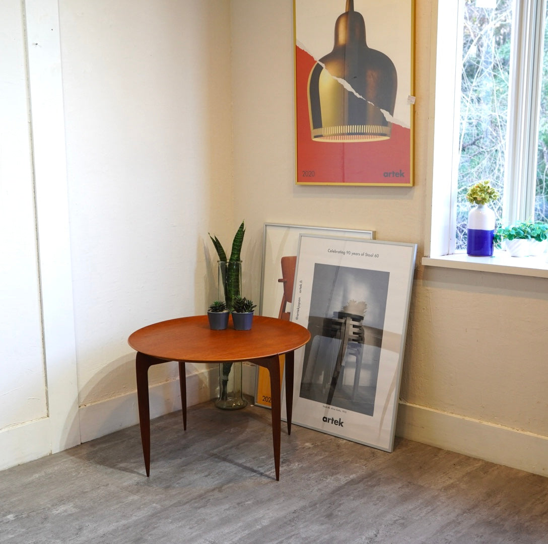 フリッツハンセン / FRITZ HANSEN トレイテーブル ラージ チーク 60㎝ ヴィンテージ