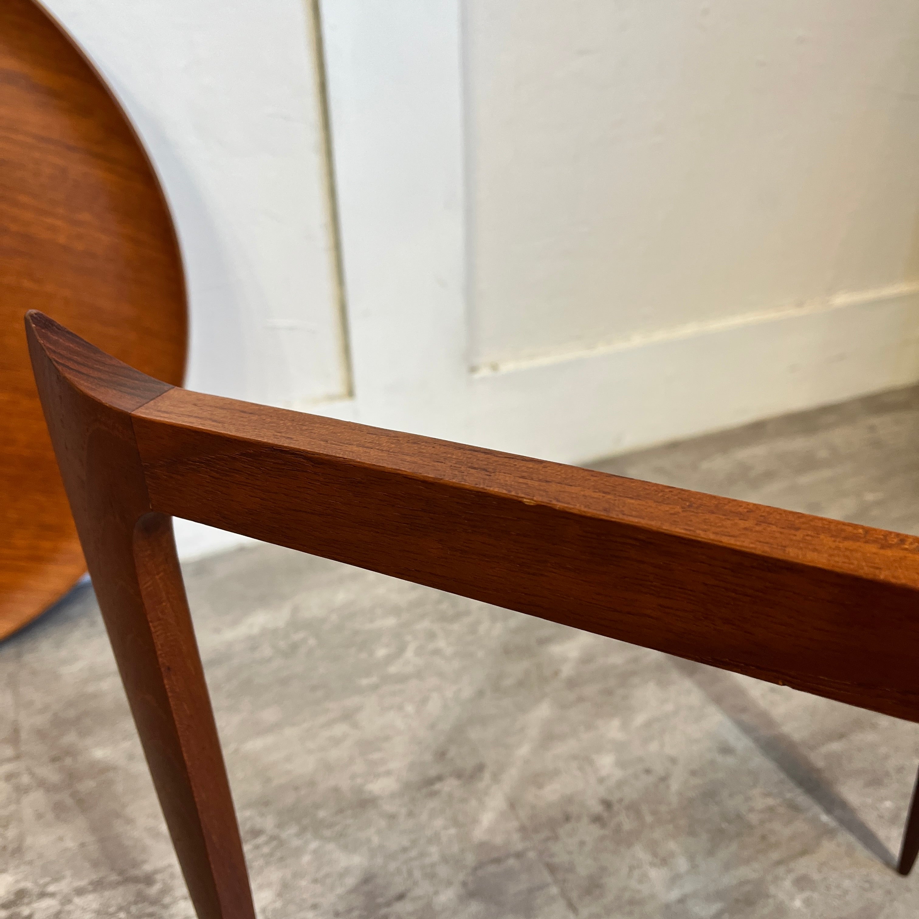 フリッツハンセン / FRITZ HANSEN トレイテーブル ラージ チーク 60㎝ ヴィンテージ