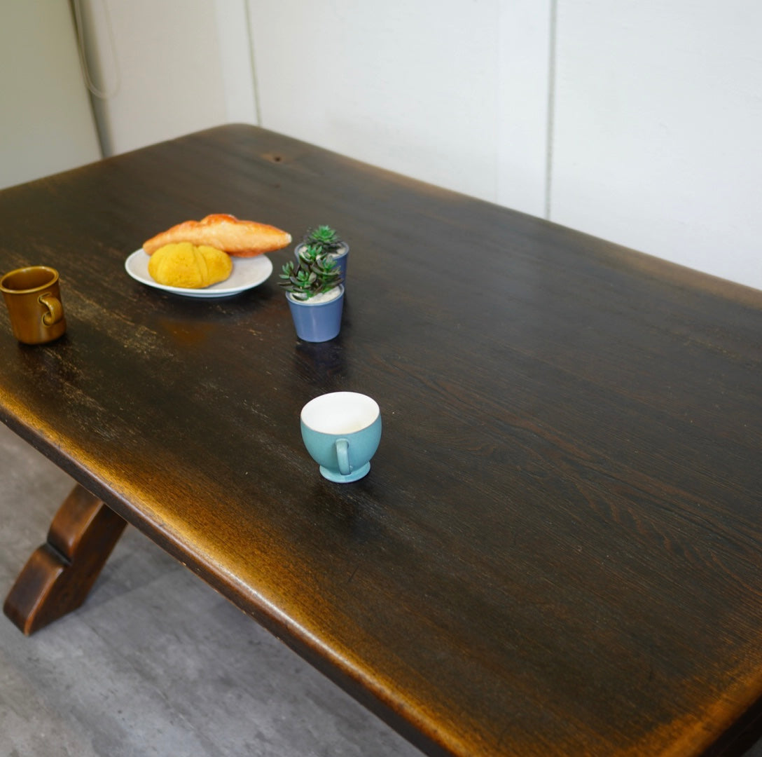 飛騨産業 / HIDA プロヴィンシャル タバーンテーブル Xフレーム オーク無垢材