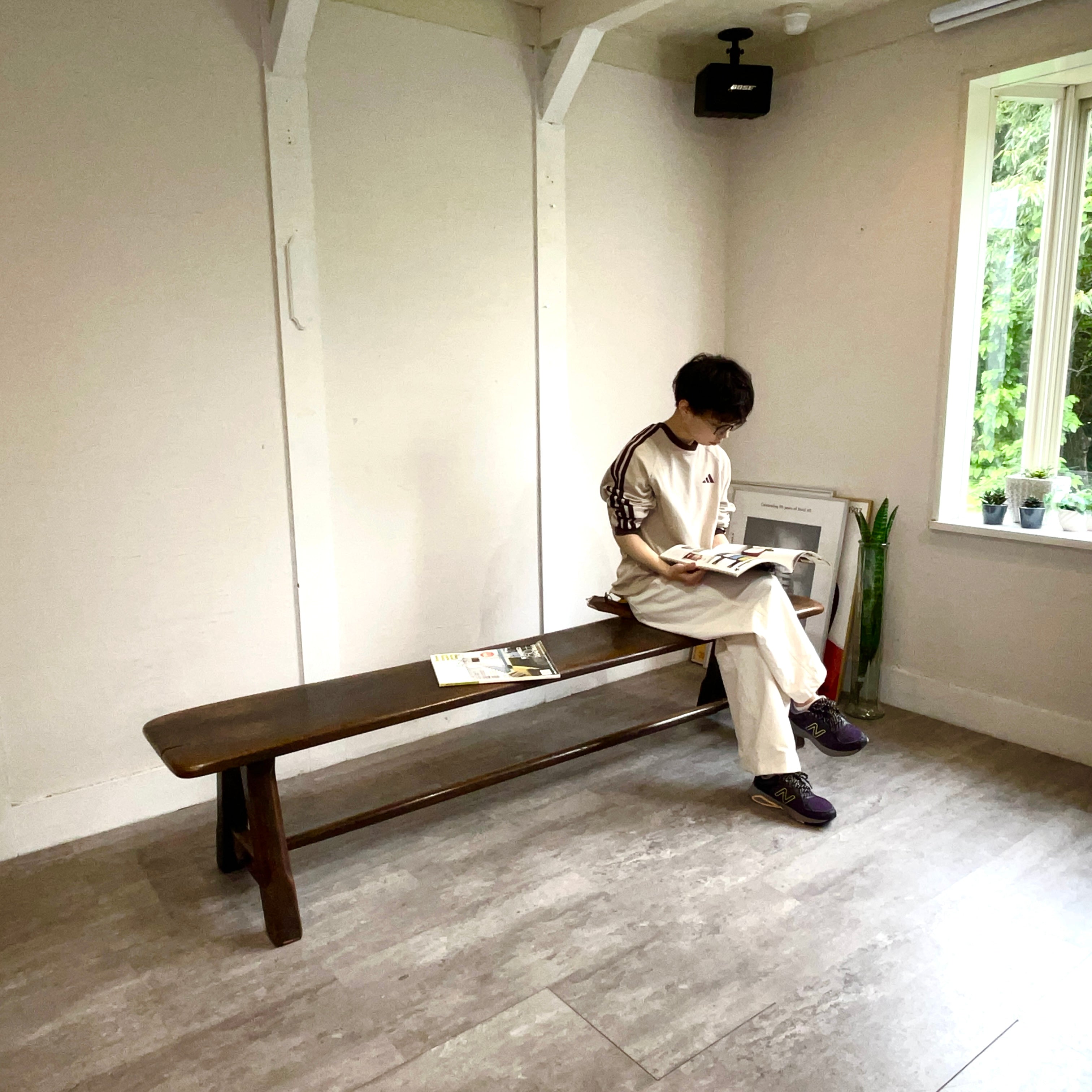 飛騨産業 / HIDA プロヴィンシャル トリッスルベンチ W197 オーク無垢材