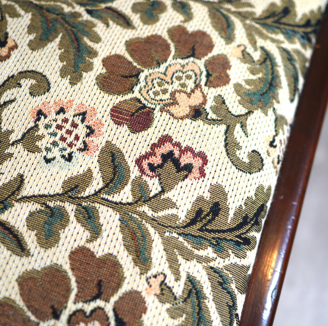 アンティーク ダイニングチェア 椅子 花柄