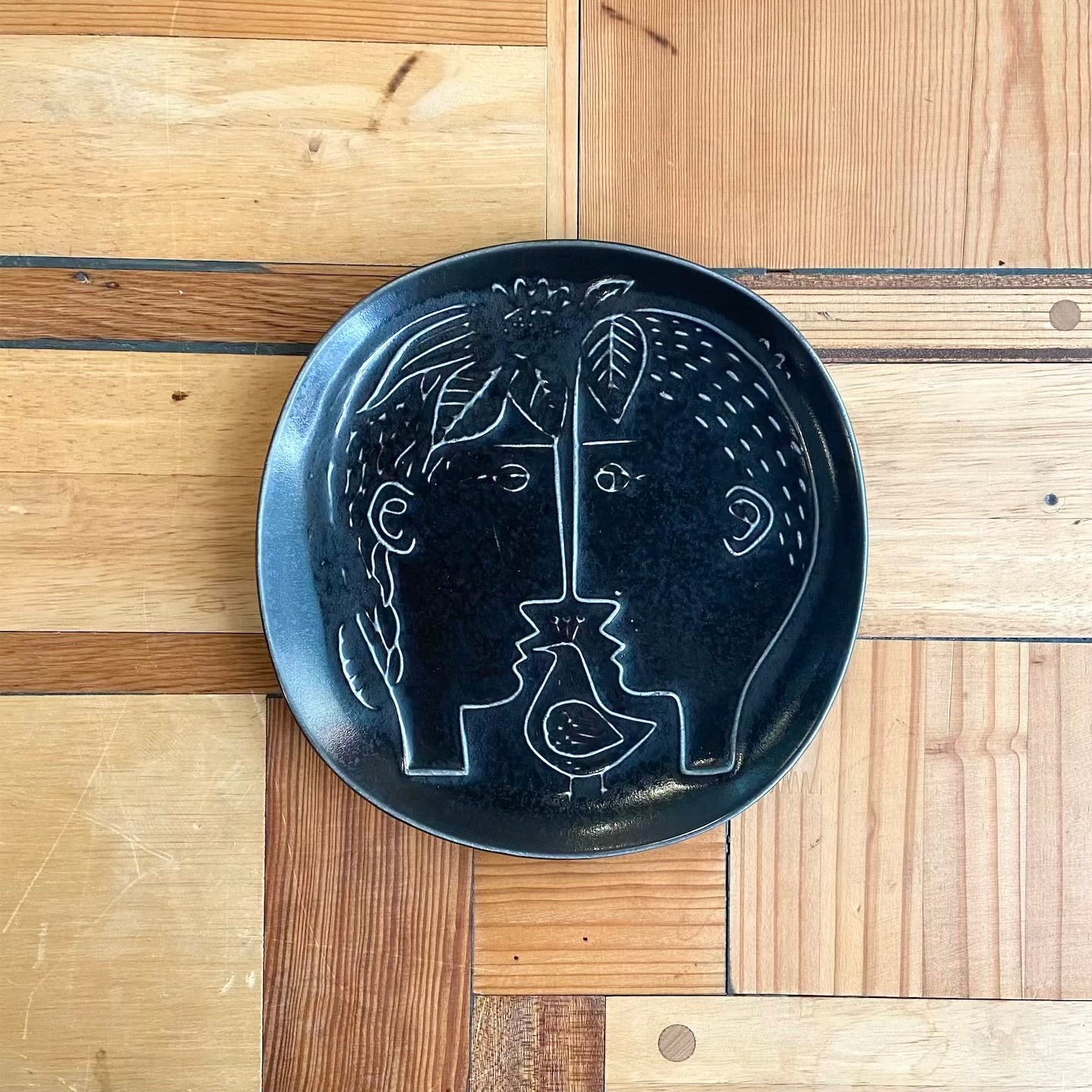 グスタフスベリ / Gusatavsberg ピアッツァ / Piazza シリーズ 男女  プレート ヴィンテージ リンドベリ