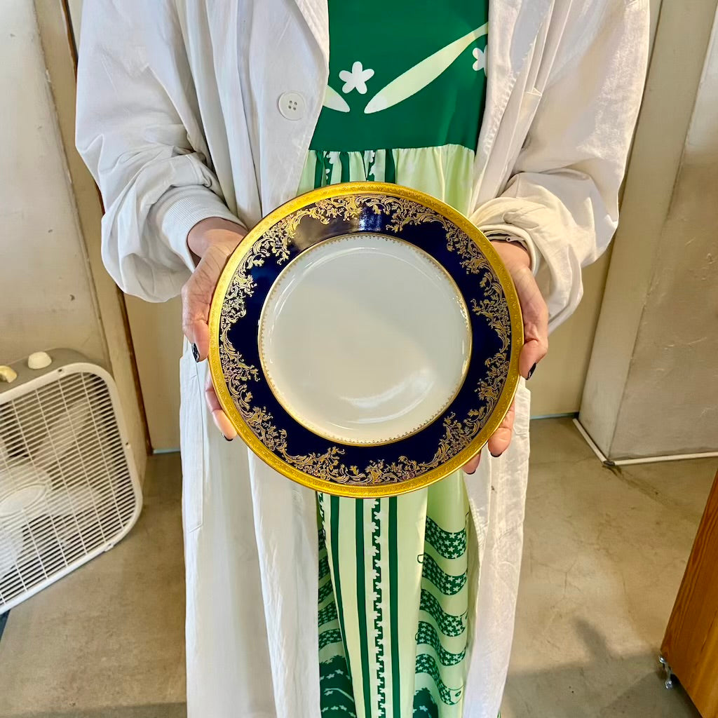 アビランド / Haviland ポンパドール ブルードフルール プレート フランス