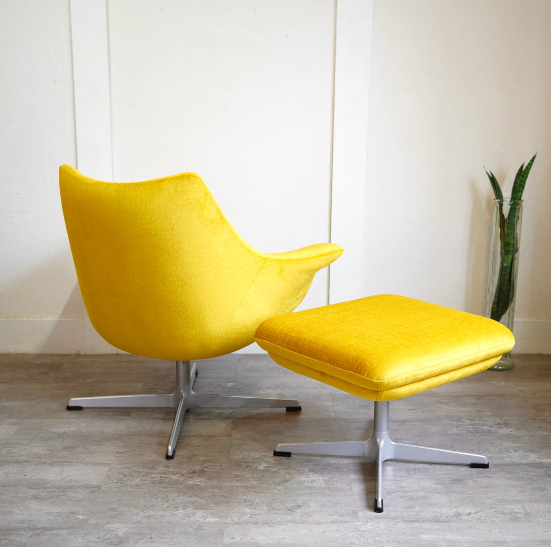 中村工芸 / nakamura ラウンジチェア N735-01 ＆ オットマン N734-ST