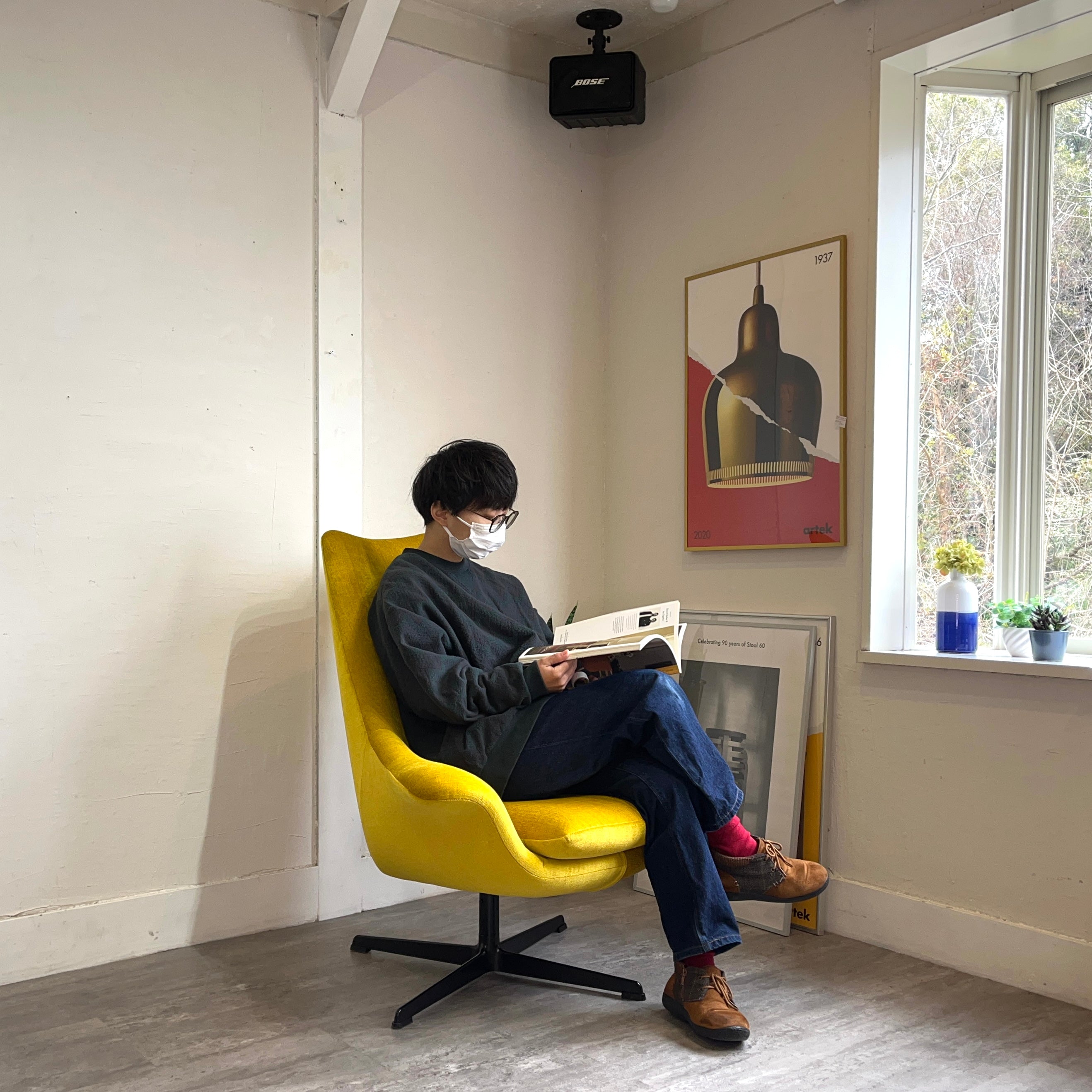 中村工芸 / nakamura ハイバック ラウンジチェア N734-01