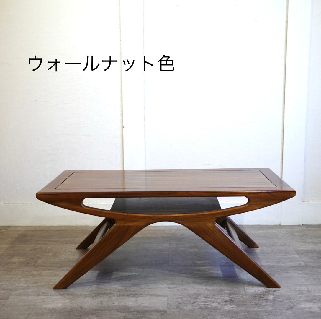 スンカイ材 コーヒーテーブル ウォールナット ナチュラル 未使用