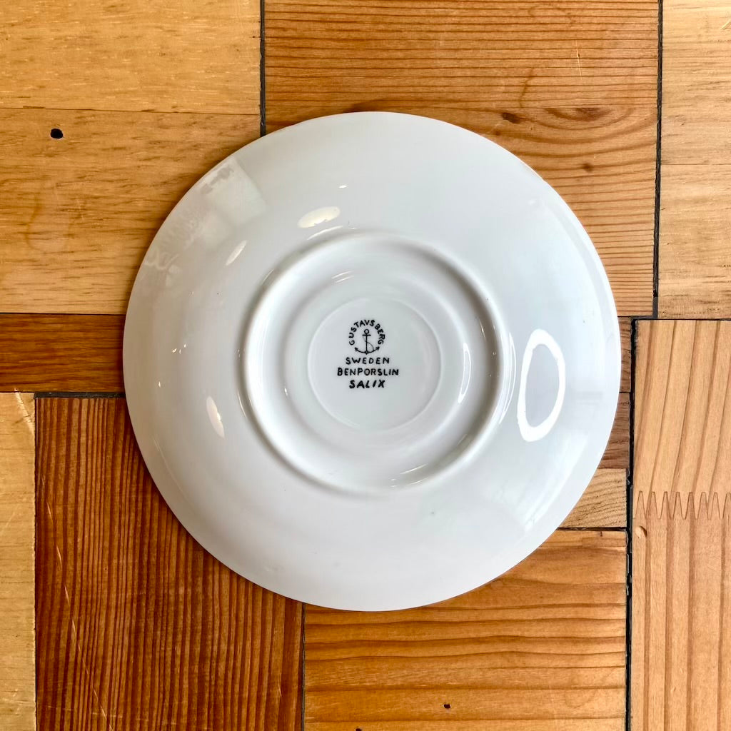 グスタフスベリ / Gusatavsberg サリックス / Salix シリーズ カップ＆ソーサー ブラック ヴィンテージ リンドベリ