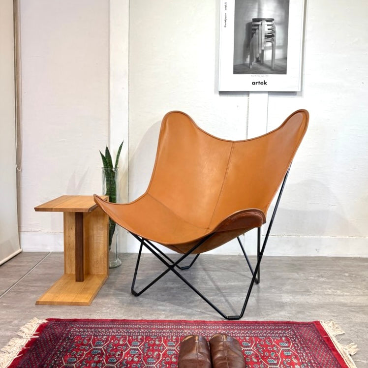 クエロ / CUERO バタフライチェア BKFチェア マリポサ 本革 ブラウン