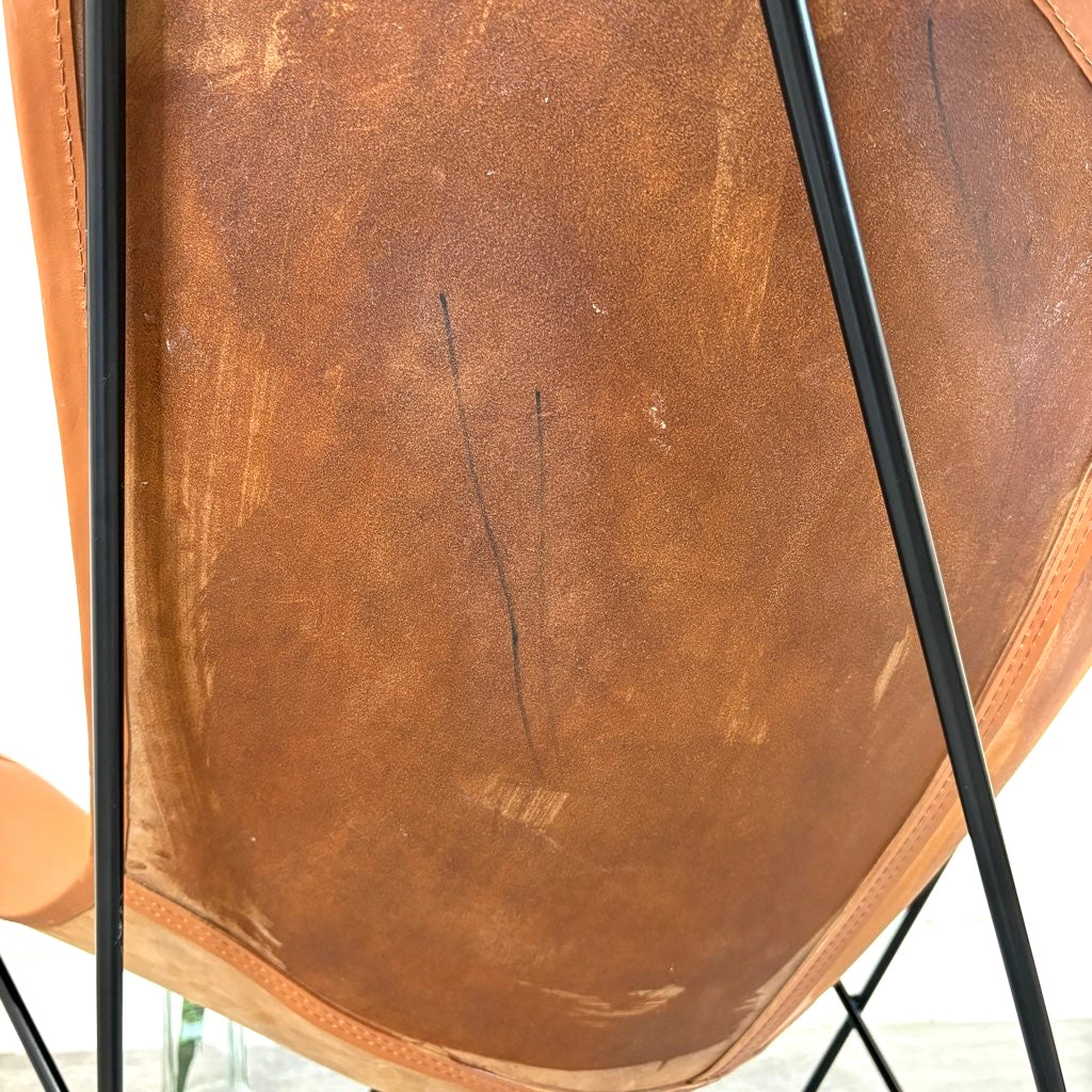 クエロ / CUERO バタフライチェア BKFチェア マリポサ 本革 ブラウン