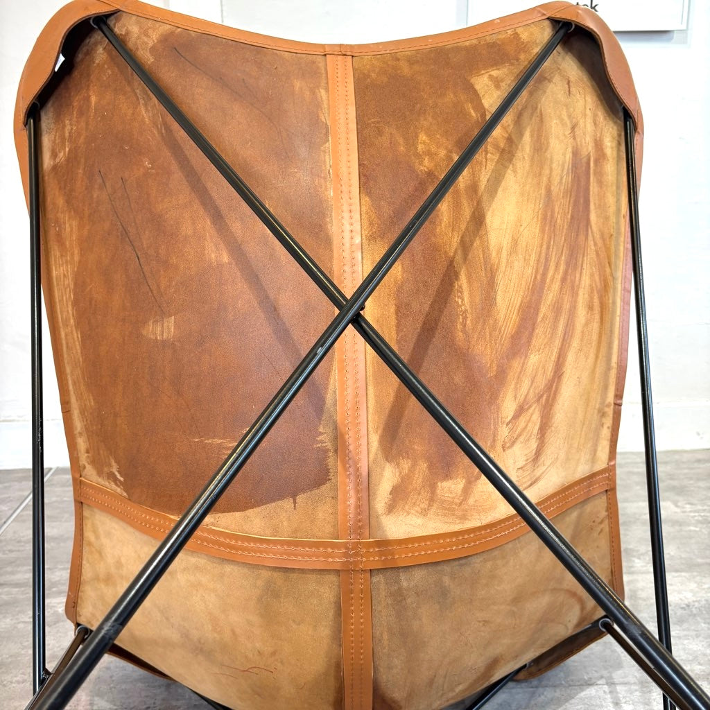 クエロ / CUERO バタフライチェア BKFチェア マリポサ 本革 ブラウン