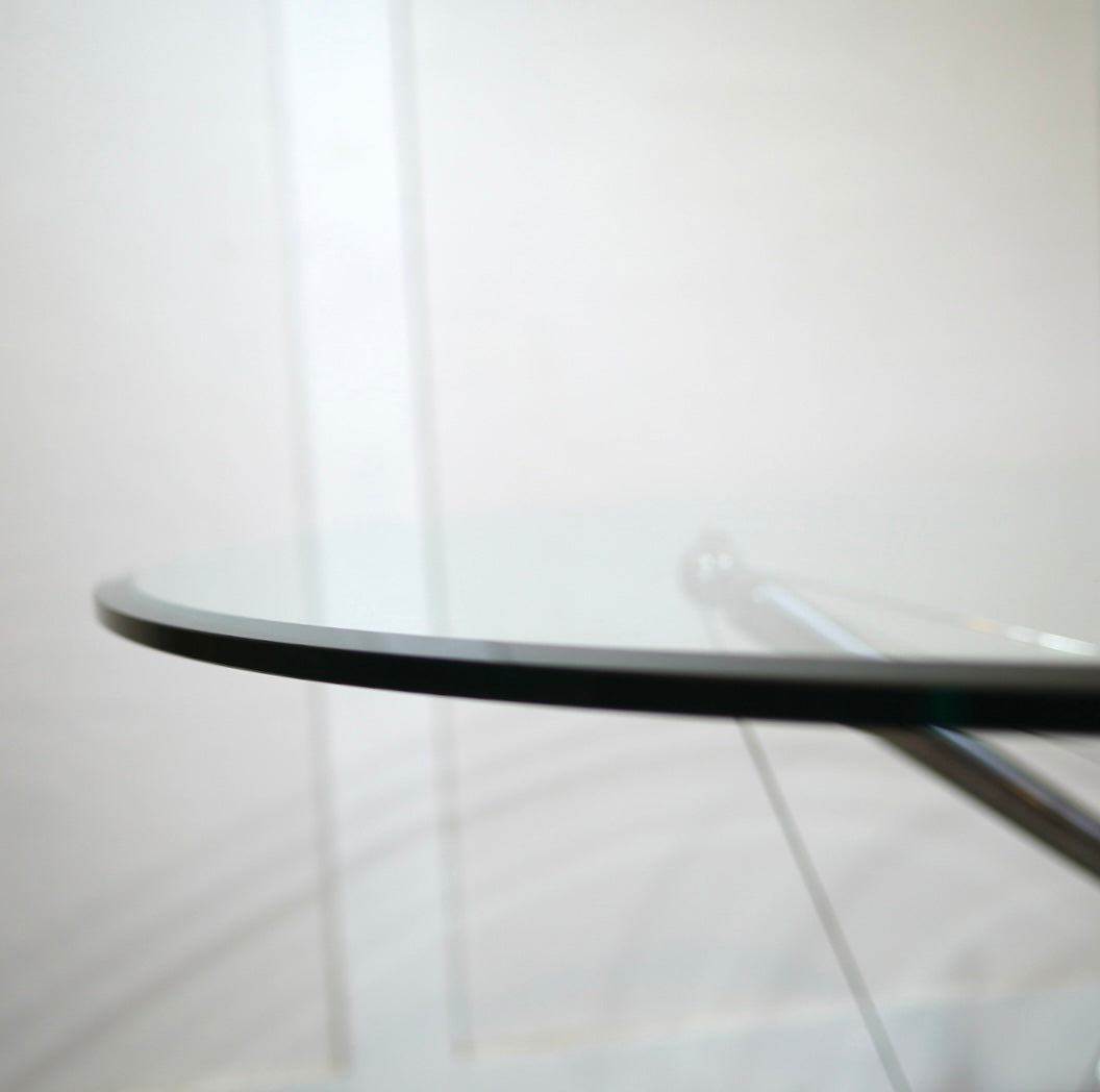 カッシーナ / Cassina 714 ガラステーブル ラウンドダイニングテーブル
