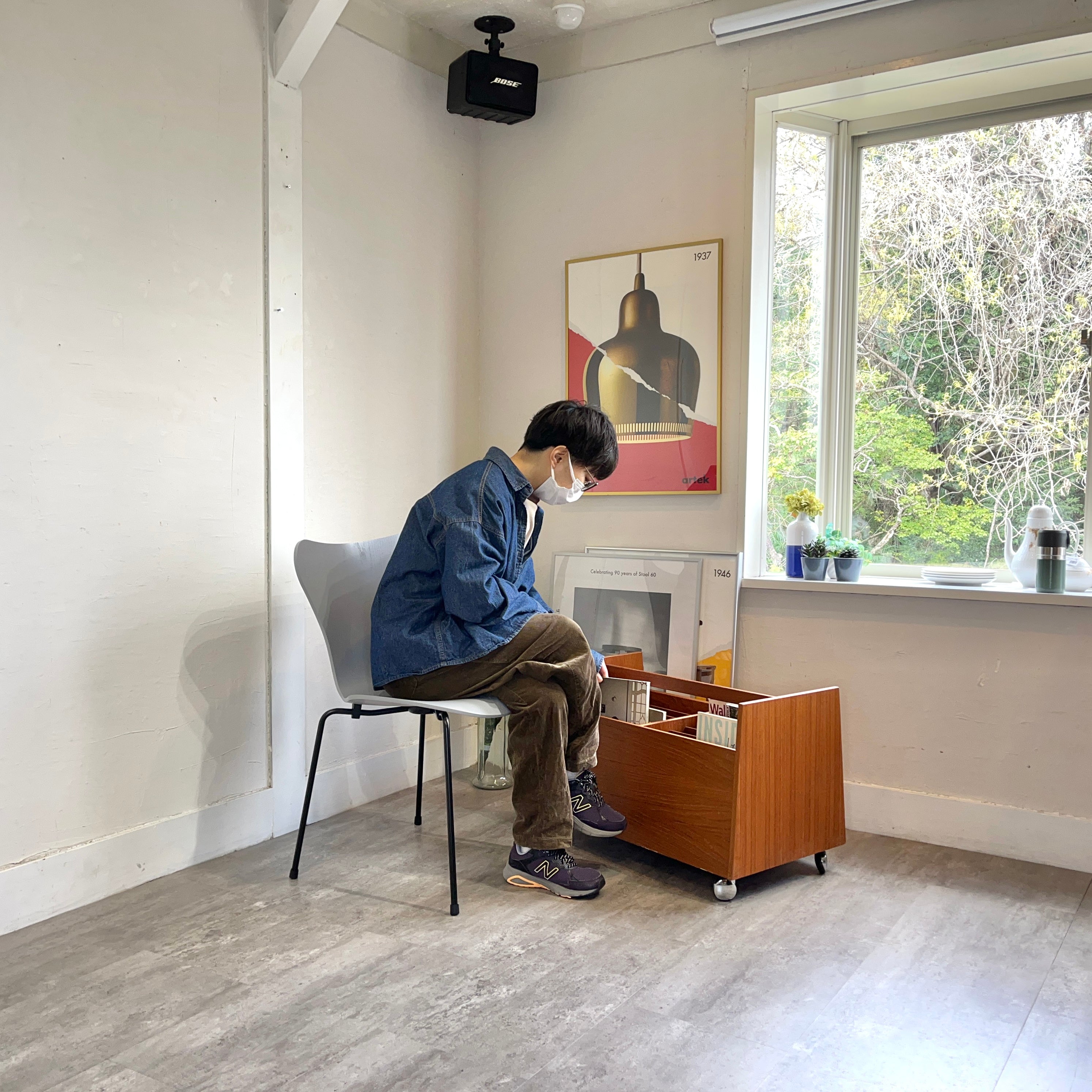 フリッツ・ハンセン / FRITZ HANSEN セブンチェア カラードアッシュ ナイングレー アルネ・ヤコブセン