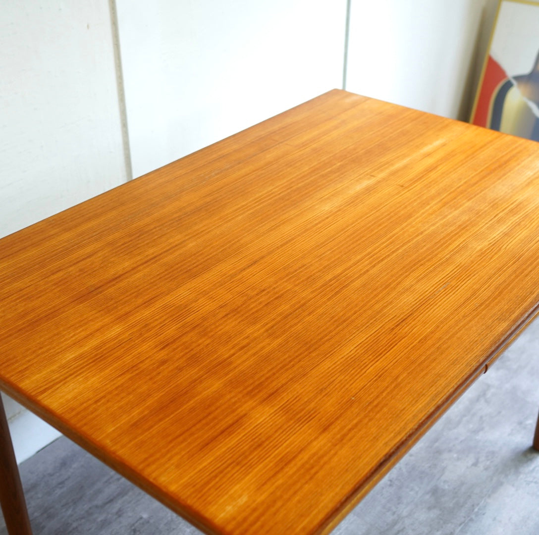 ヴィンテージ チーク材 伸長式テーブル 北欧 W120