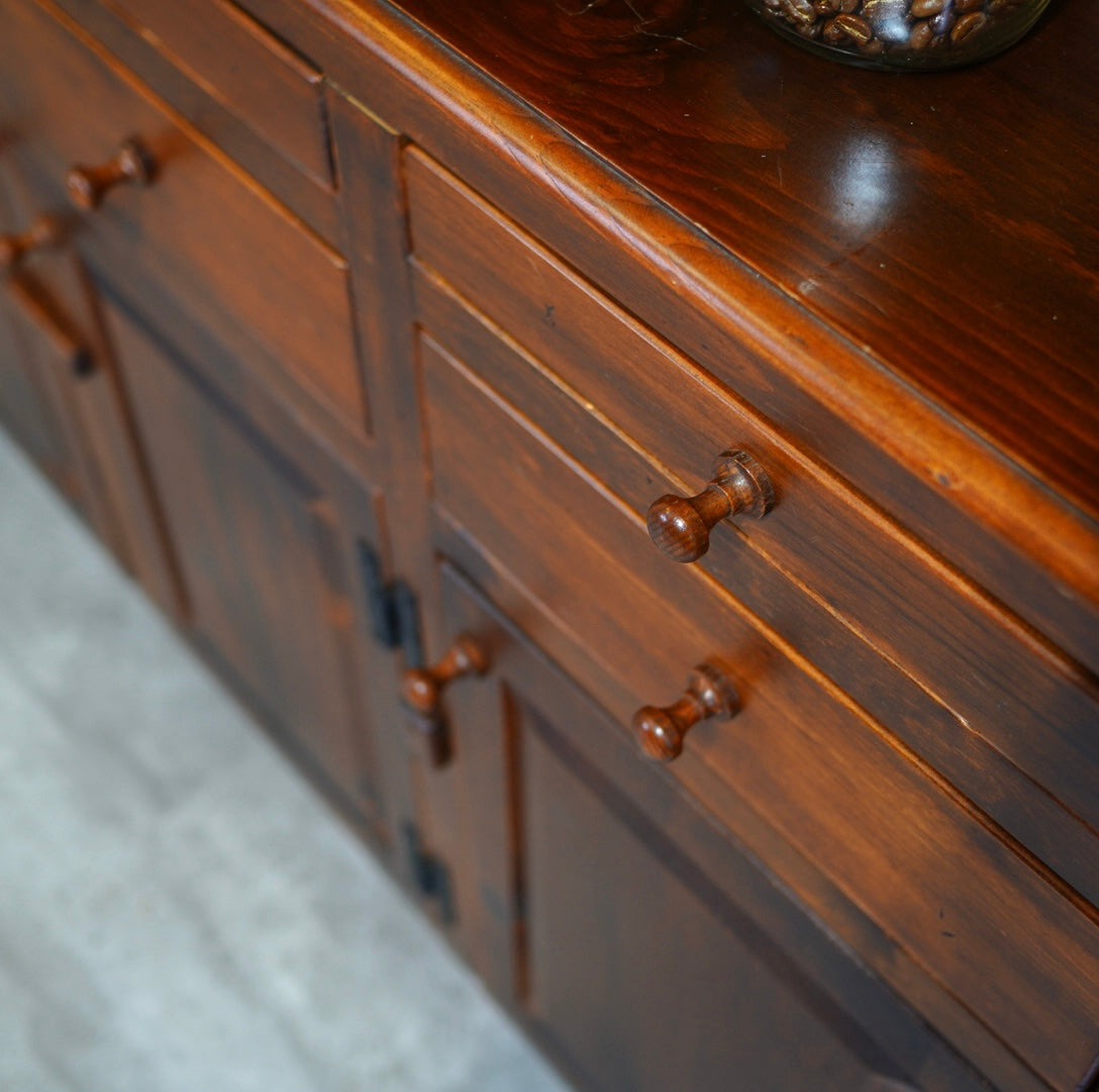 アンファン / Enfant パイン材カップボード 食器棚