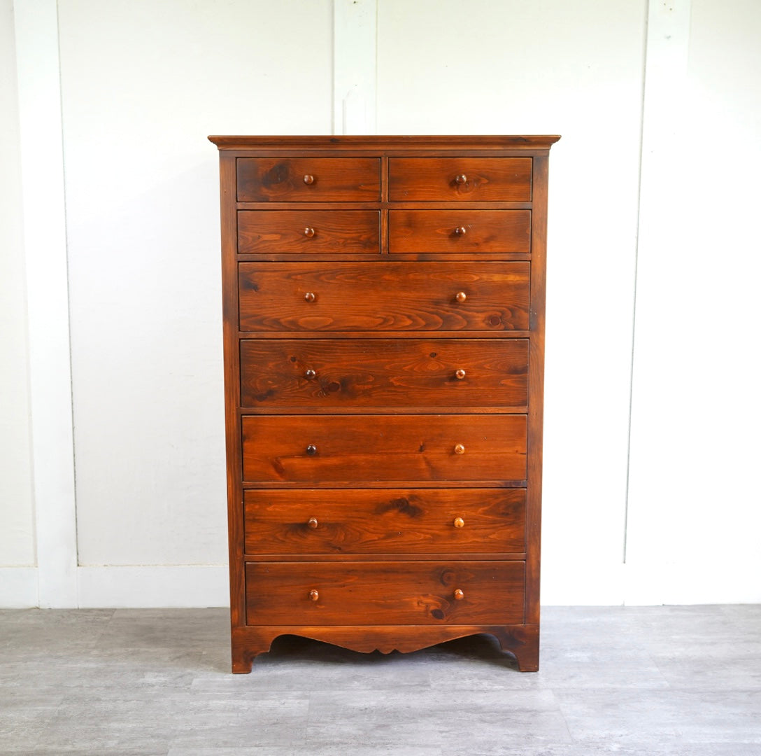 アンファン / Enfant パイン材 7段チェスト