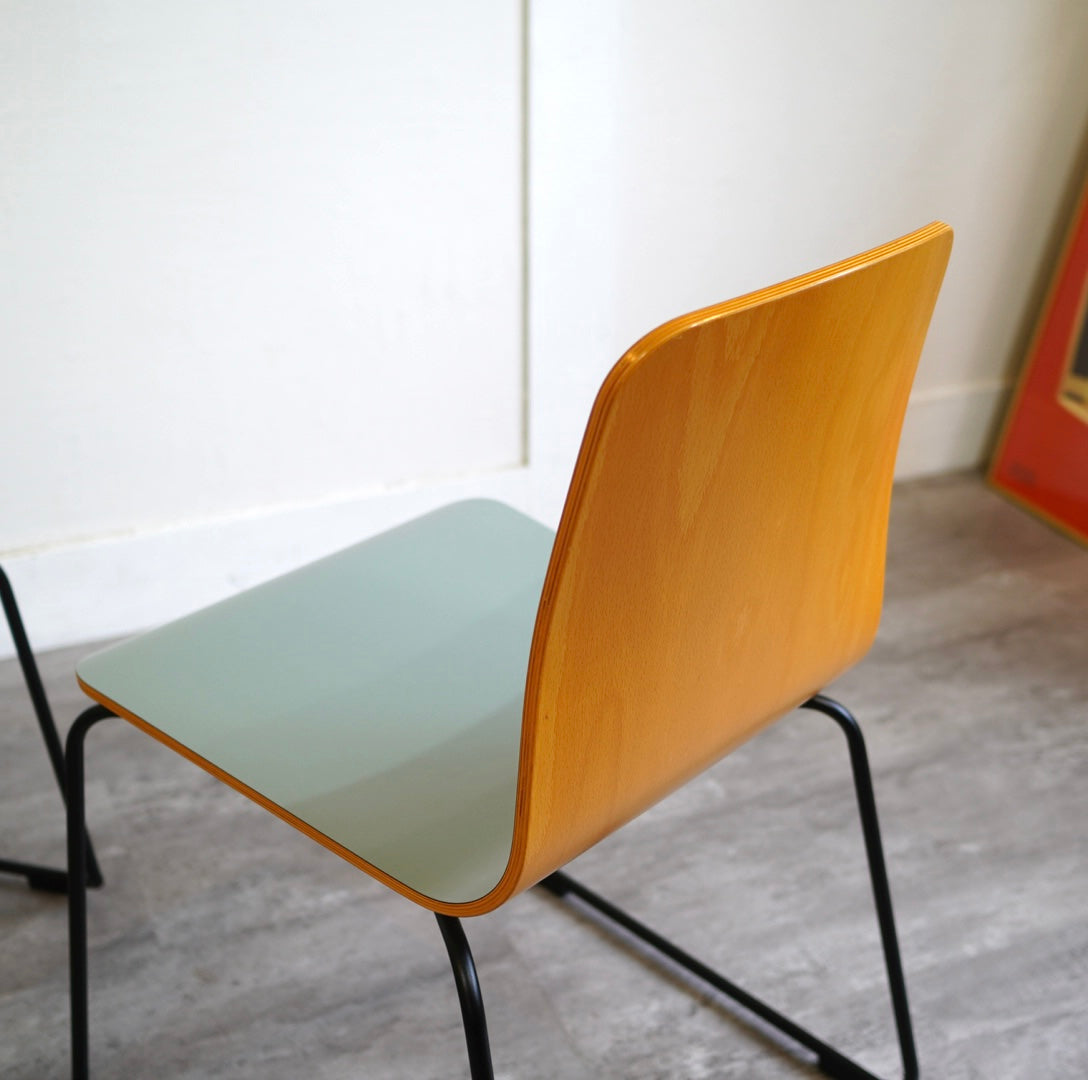 イデー / IDEE ラングスタッキングチェア ダイニングチェア グリーン