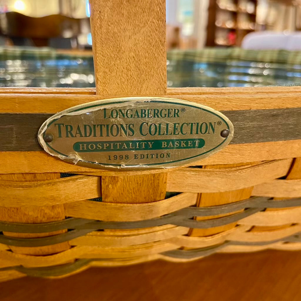 ロンガバーガー / Longaberger Traditions Collection ホスピタリティ バスケット ヴィンテージ