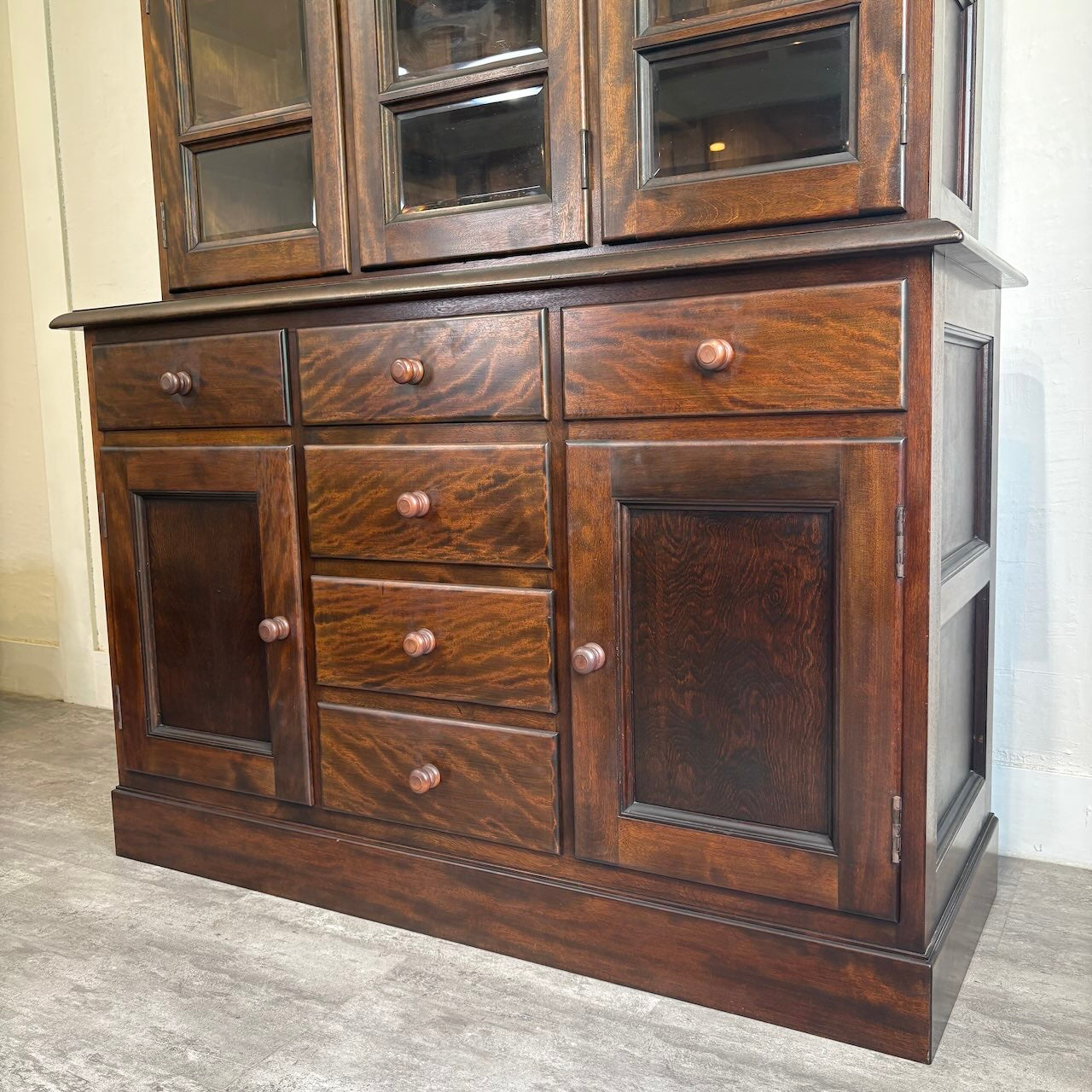 松本民芸家具 和箪笥 着物タンス ミズメザクラ D型 松本民芸家具 D型食器棚 カップボード 食器棚 キャビネット