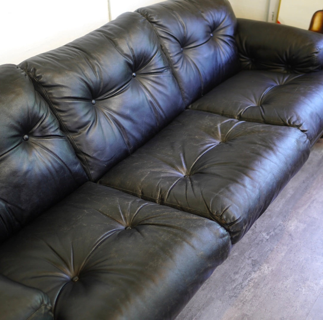 B&Bイタリア / B&B Italia コロナド トリプルソファ 3人掛け 本革 中古