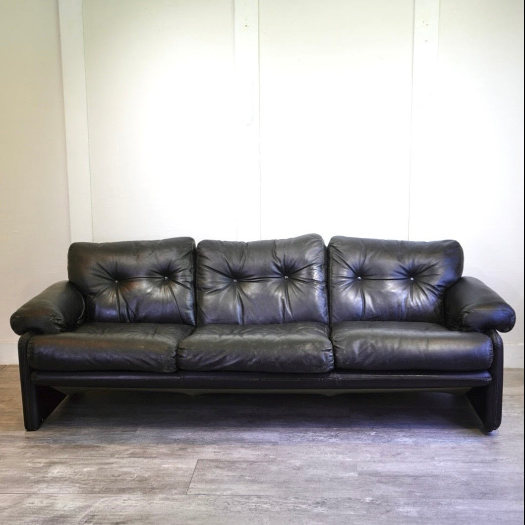 B&Bイタリア / B&B Italia コロナド トリプルソファ 3人掛け 本革 中古