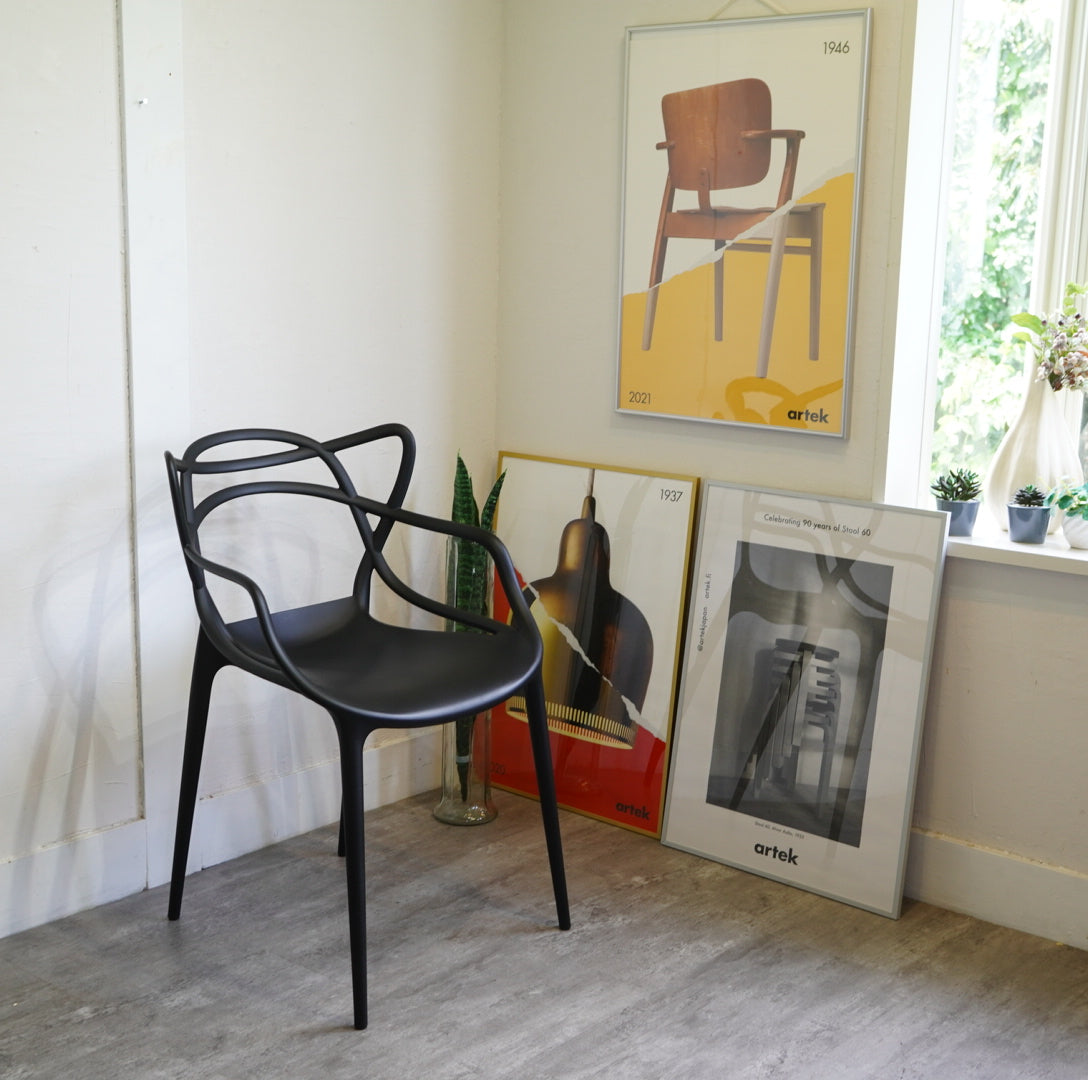 カルテル / Kartell マスターズチェア フィリップ・スタルク 中古 黒