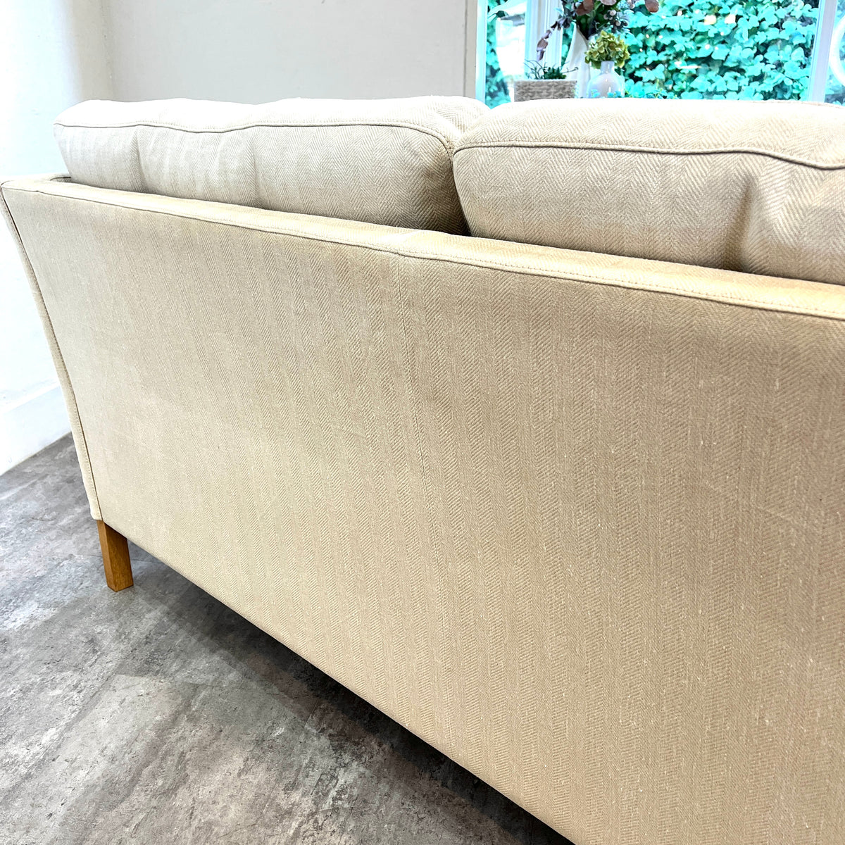 【送料無料！10月12日迄】HOLLY WOOD BUDDY FURNITURE / ハリウッドバディファニチャー 北欧スタイル 羽毛たっぷり2Pソファ