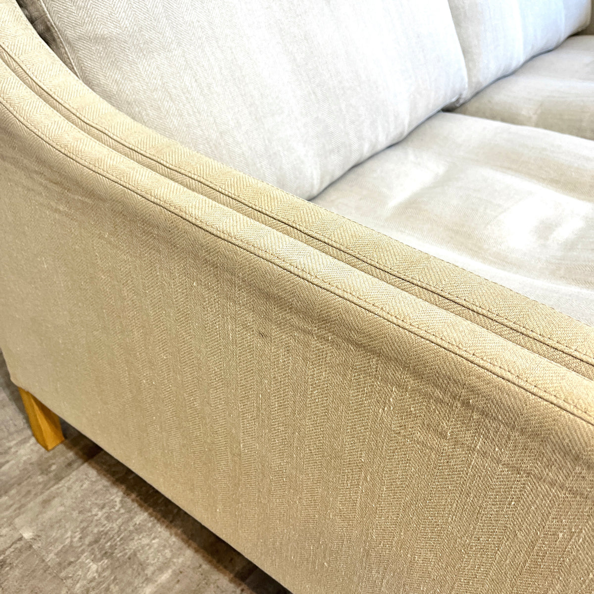 【送料無料！10月12日迄】HOLLY WOOD BUDDY FURNITURE / ハリウッドバディファニチャー 北欧スタイル 羽毛たっぷり2Pソファ